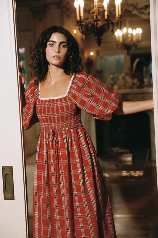 The Katrina Dress | Holiday Plaid sold by Christy Dawn