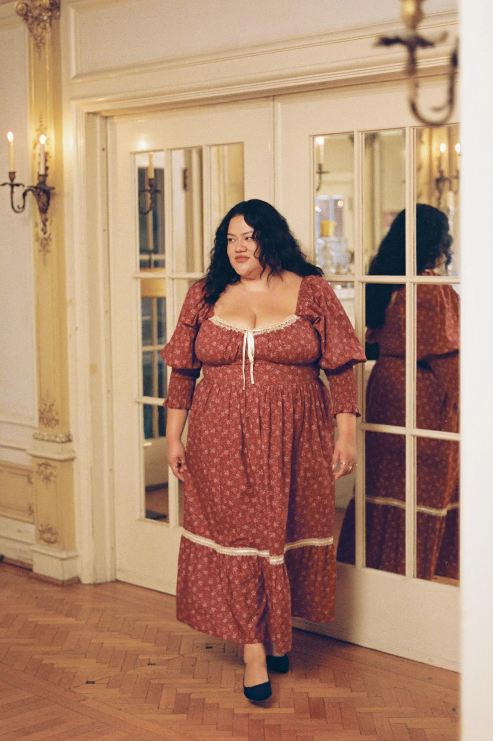 The Candace Dress Extended | Ribbon Rose sold by Christy Dawn product image thumbnail 4