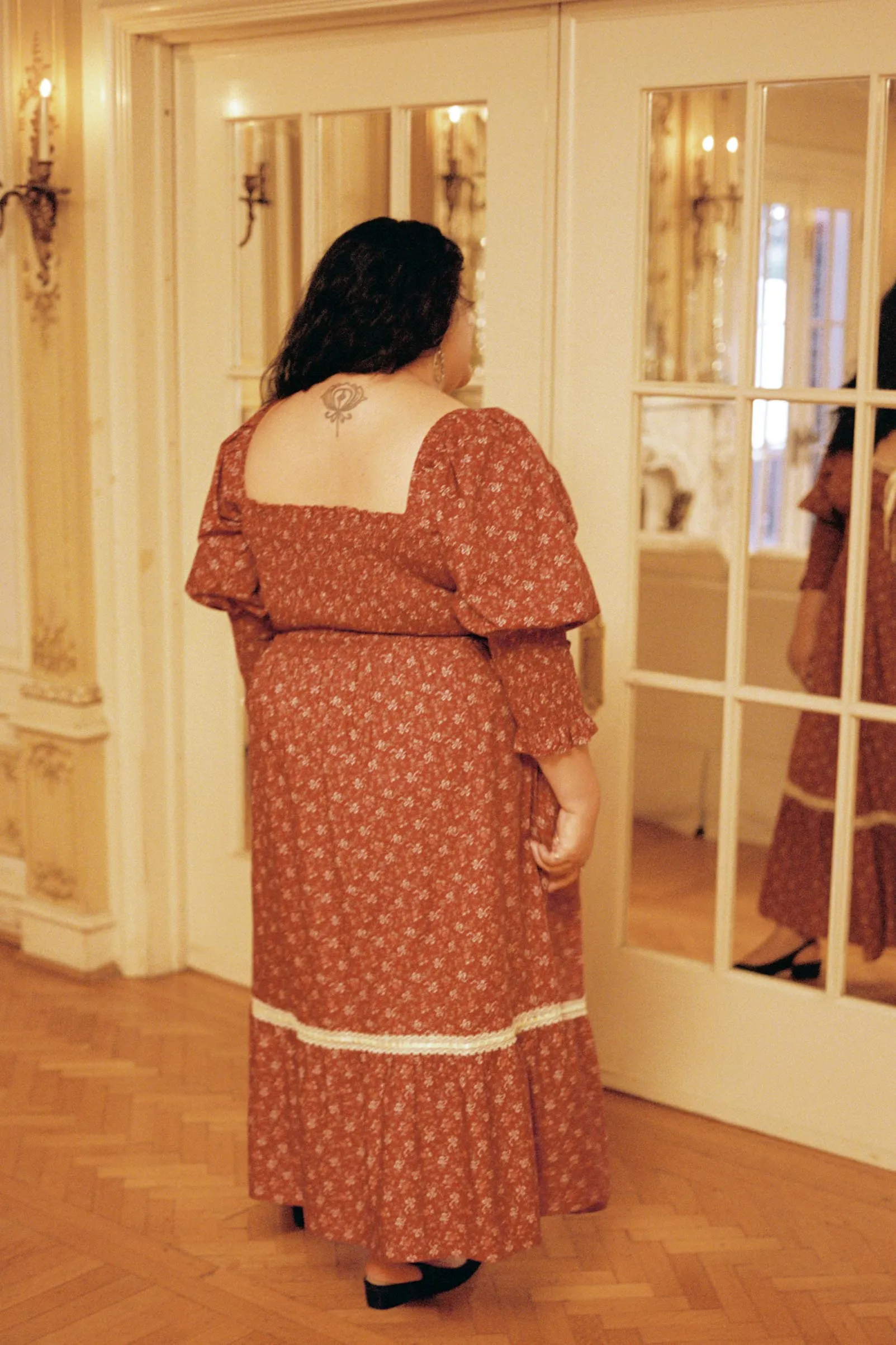 The Candace Dress Extended | Ribbon Rose sold by Christy Dawn product image thumbnail 2