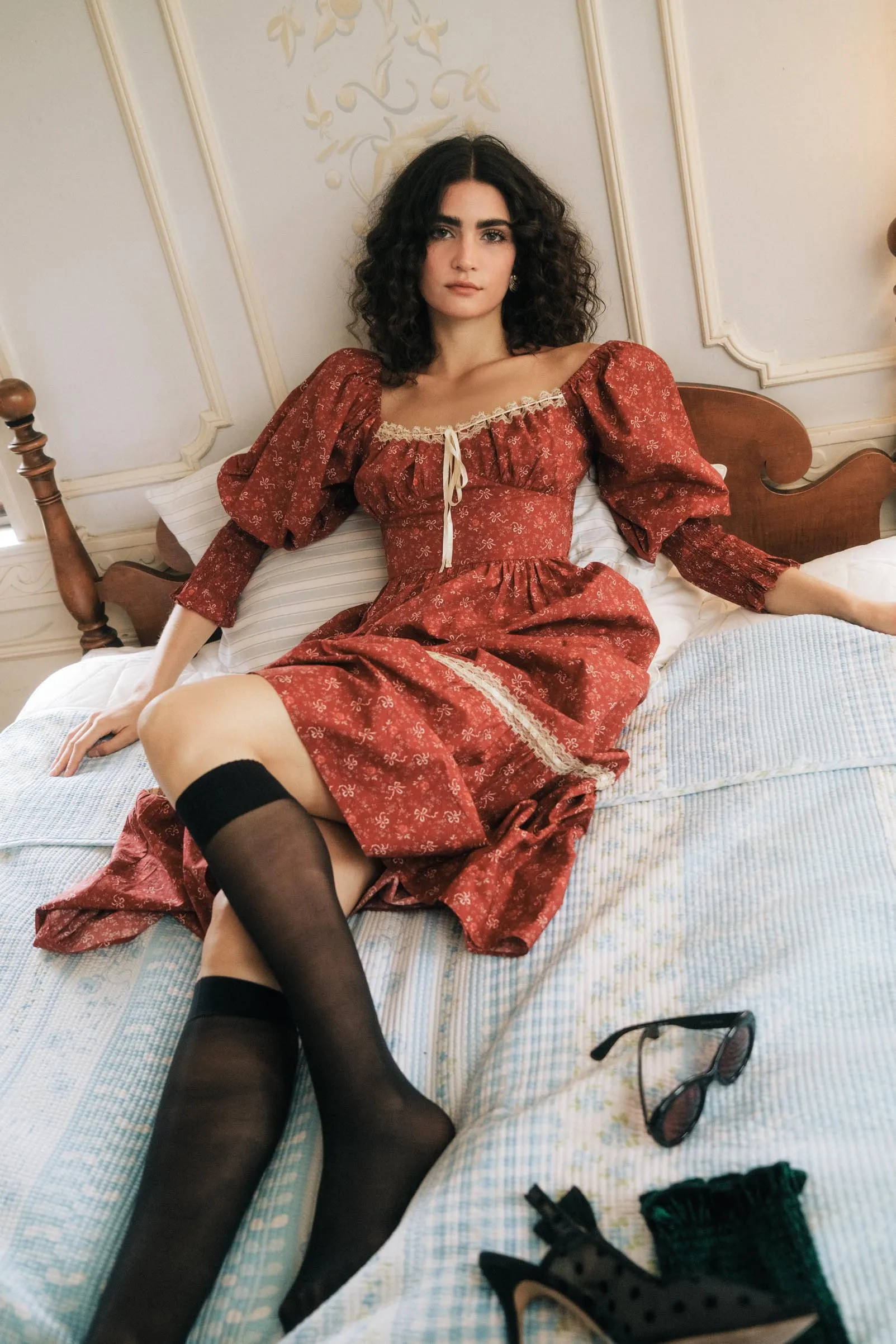 The Candace Dress | Ribbon Rose sold by Christy Dawn product image thumbnail 2