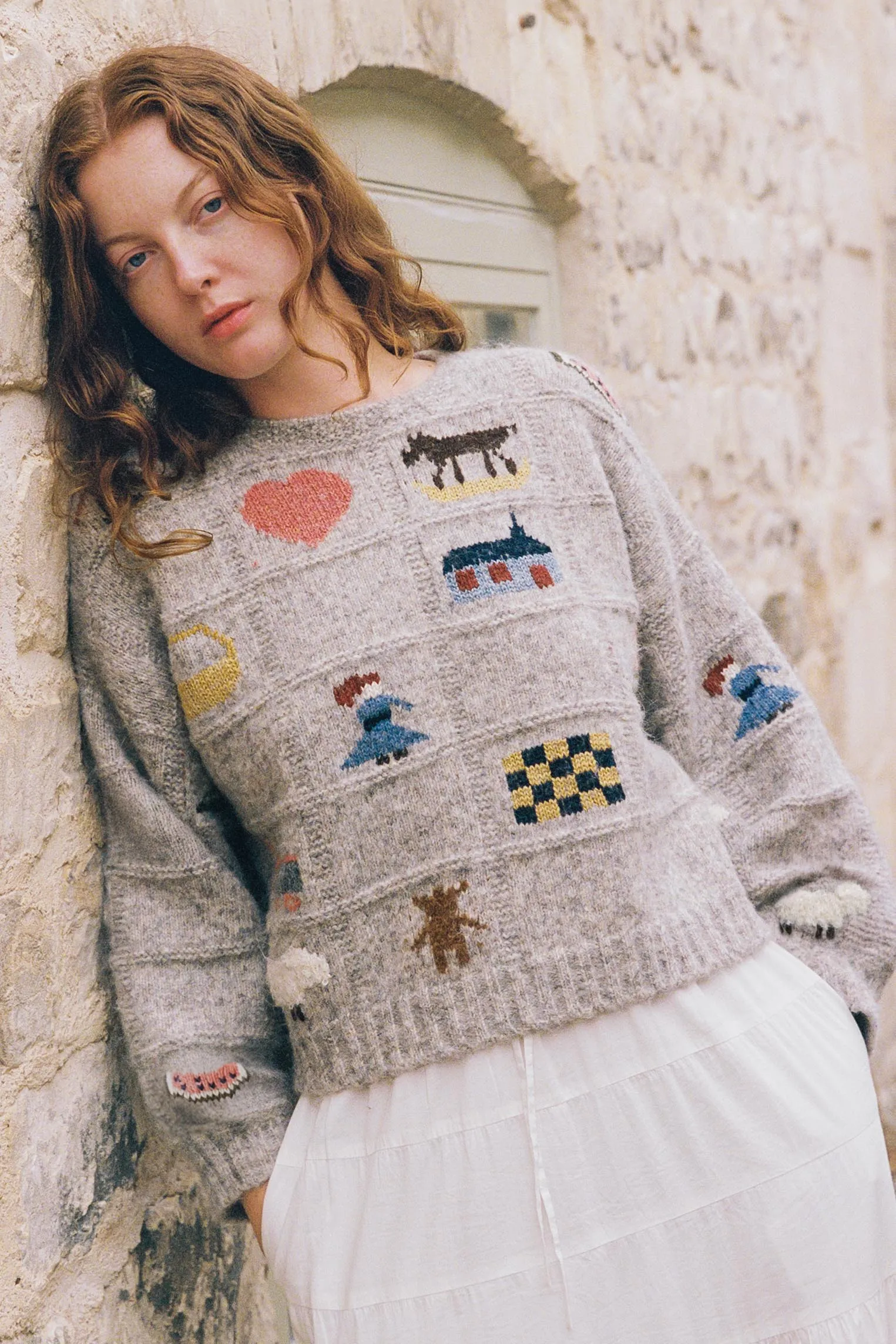 The Enid Sweater | Earl Grey sold by Christy Dawn