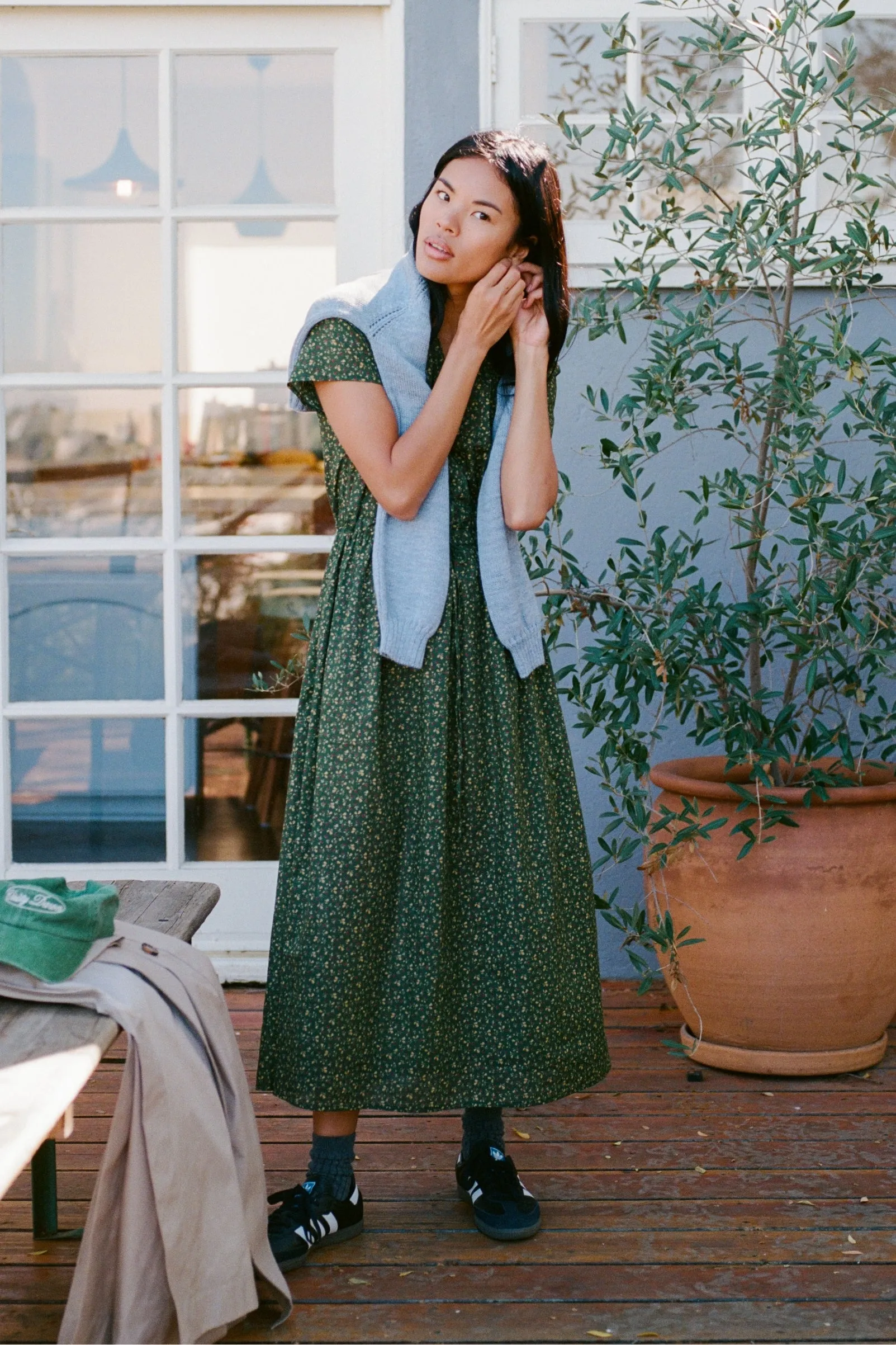 The Simple Dawn Dress Petites | Moss Pear Harvest sold by Christy Dawn