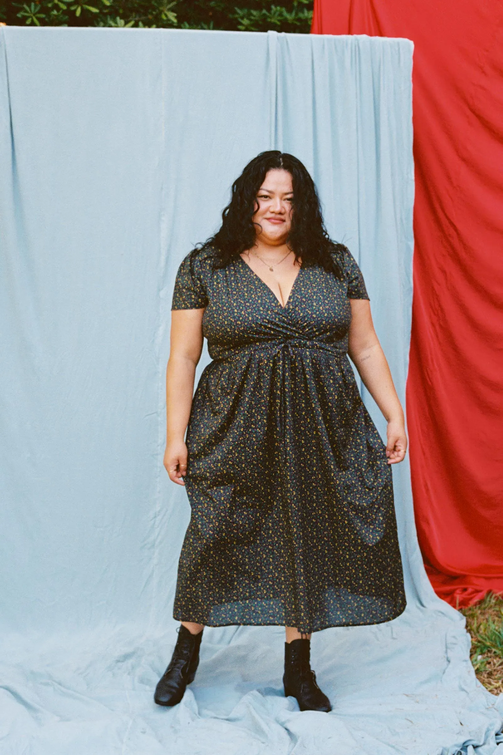 The Simple Dawn Dress Extended | Noir Pear Harvest sold by Christy Dawn product image thumbnail 4