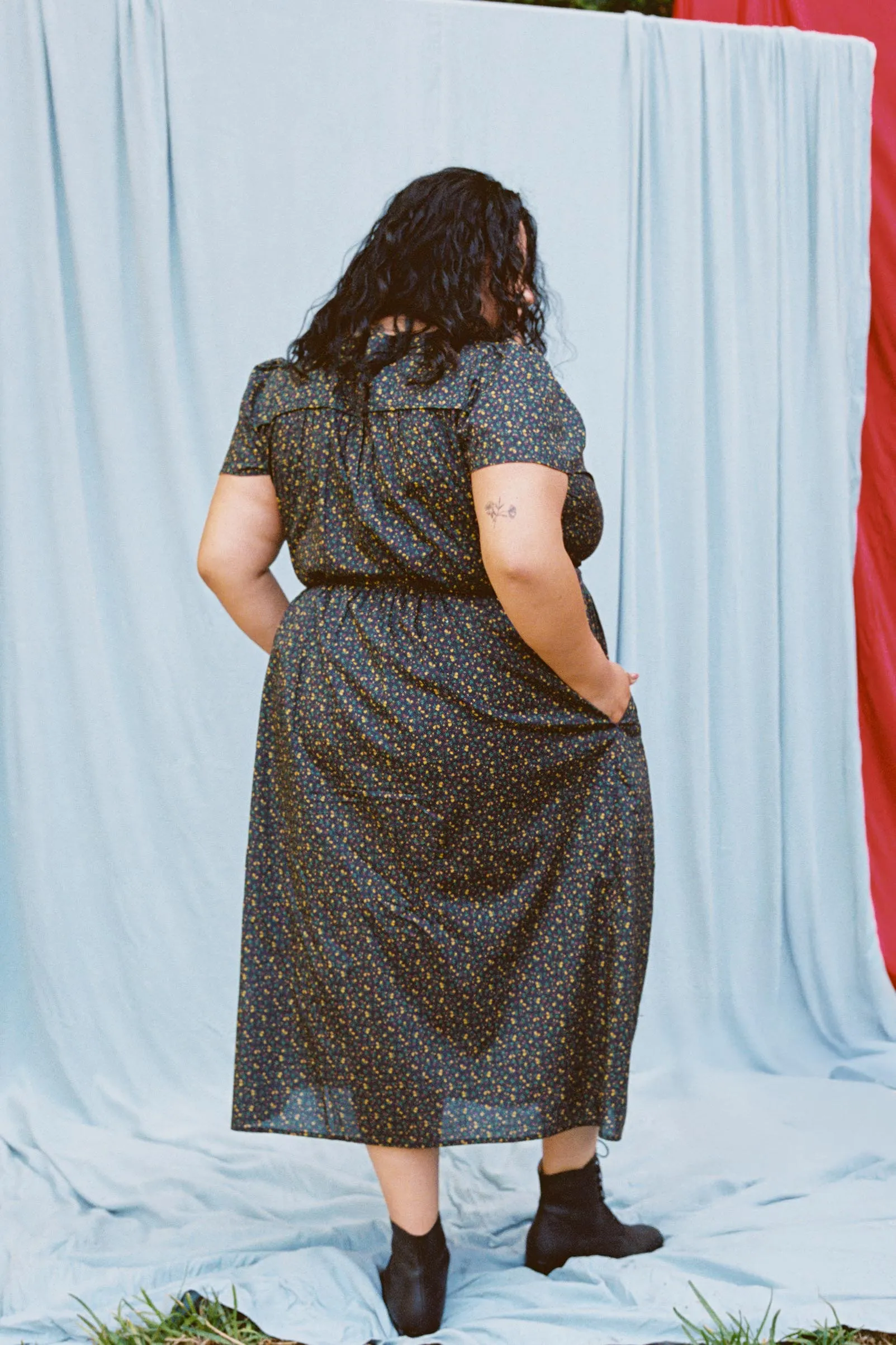 The Simple Dawn Dress Extended | Noir Pear Harvest sold by Christy Dawn product image thumbnail 3