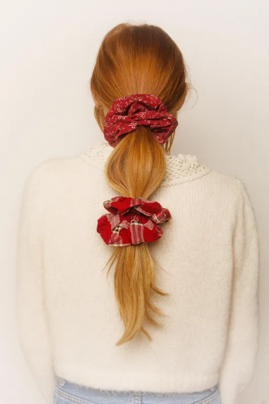 The Kacey Scrunchie | Ribbon Rose sold by Christy Dawn