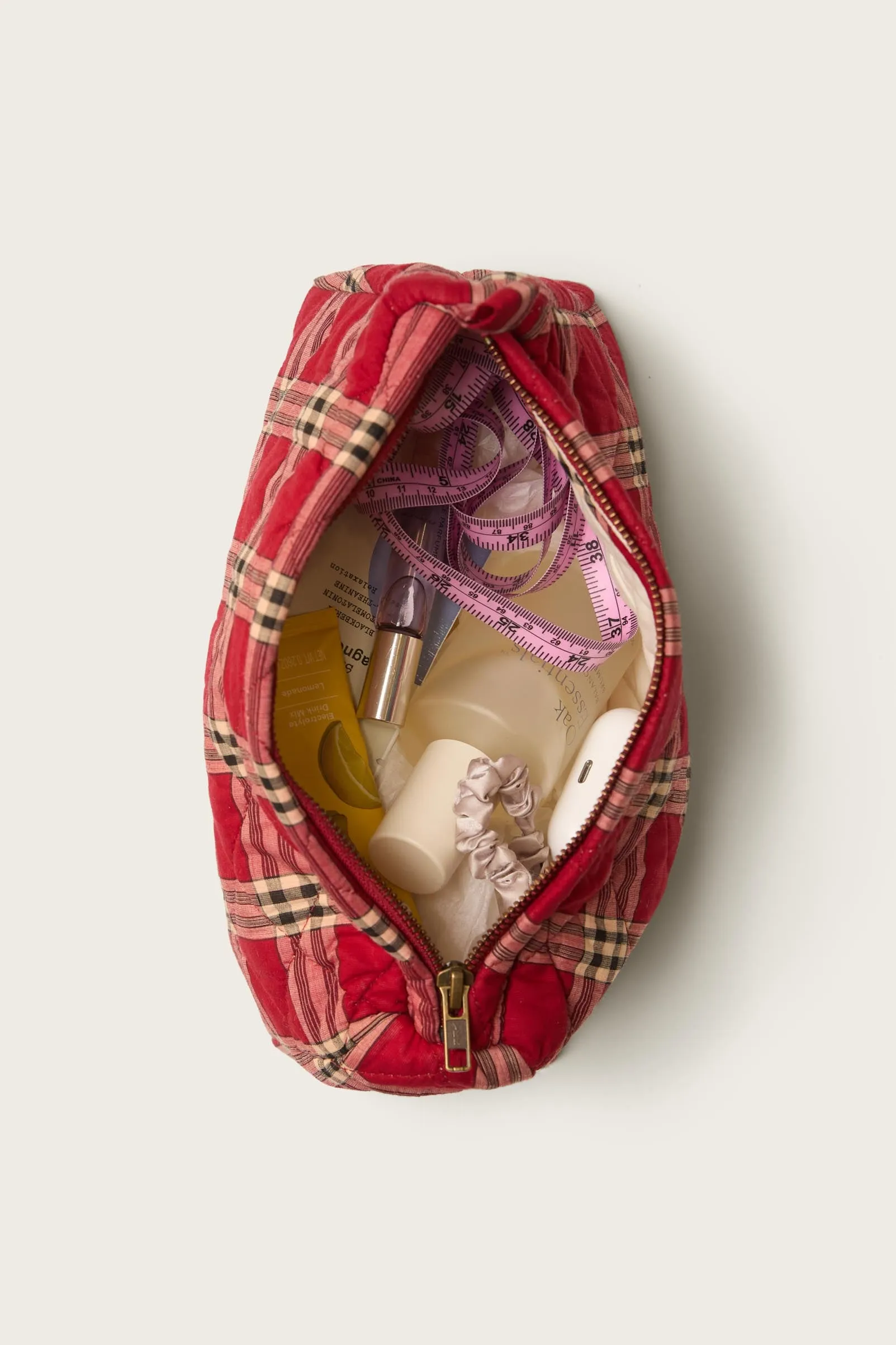 The Quilted Pouch | Holiday Plaid sold by Christy Dawn product image thumbnail 2