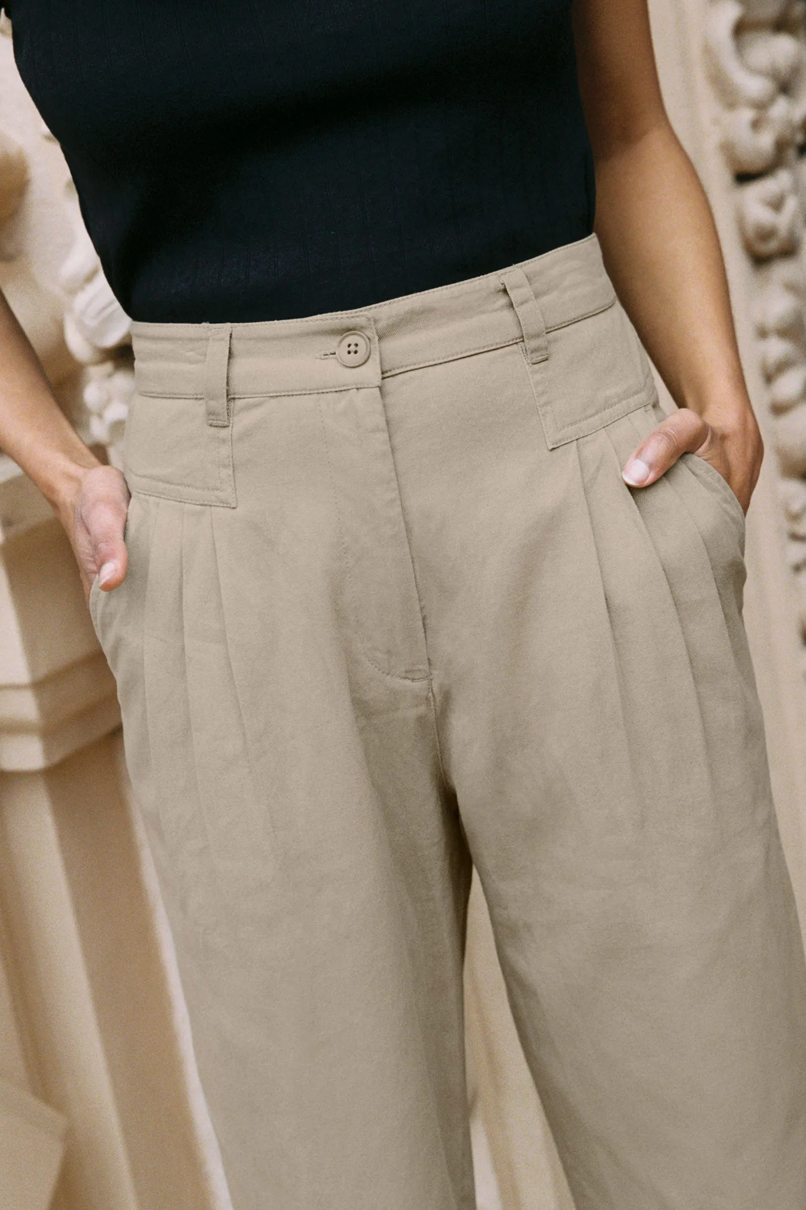 The Judene Pant | Stone sold by Christy Dawn product image thumbnail 5