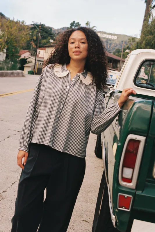 The Ghita Blouse | Midnight Picnic sold by Christy Dawn