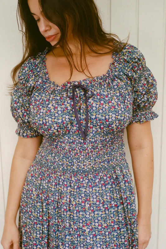 The Coralia Dress |  Midnight Mushroom Medley sold by Christy Dawn