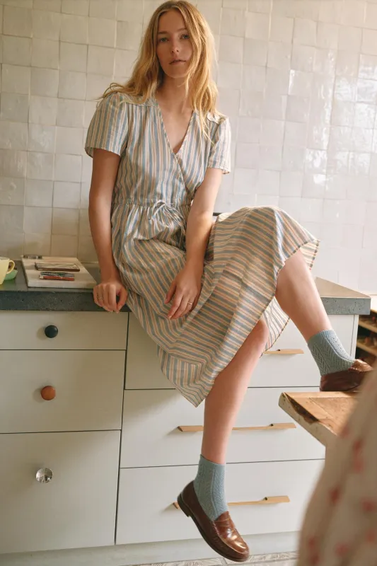 The Dawn Dress Petites | Antique Stripe sold by Christy Dawn