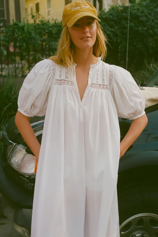 The Simoneta Dress | Alabaster sold by Christy Dawn