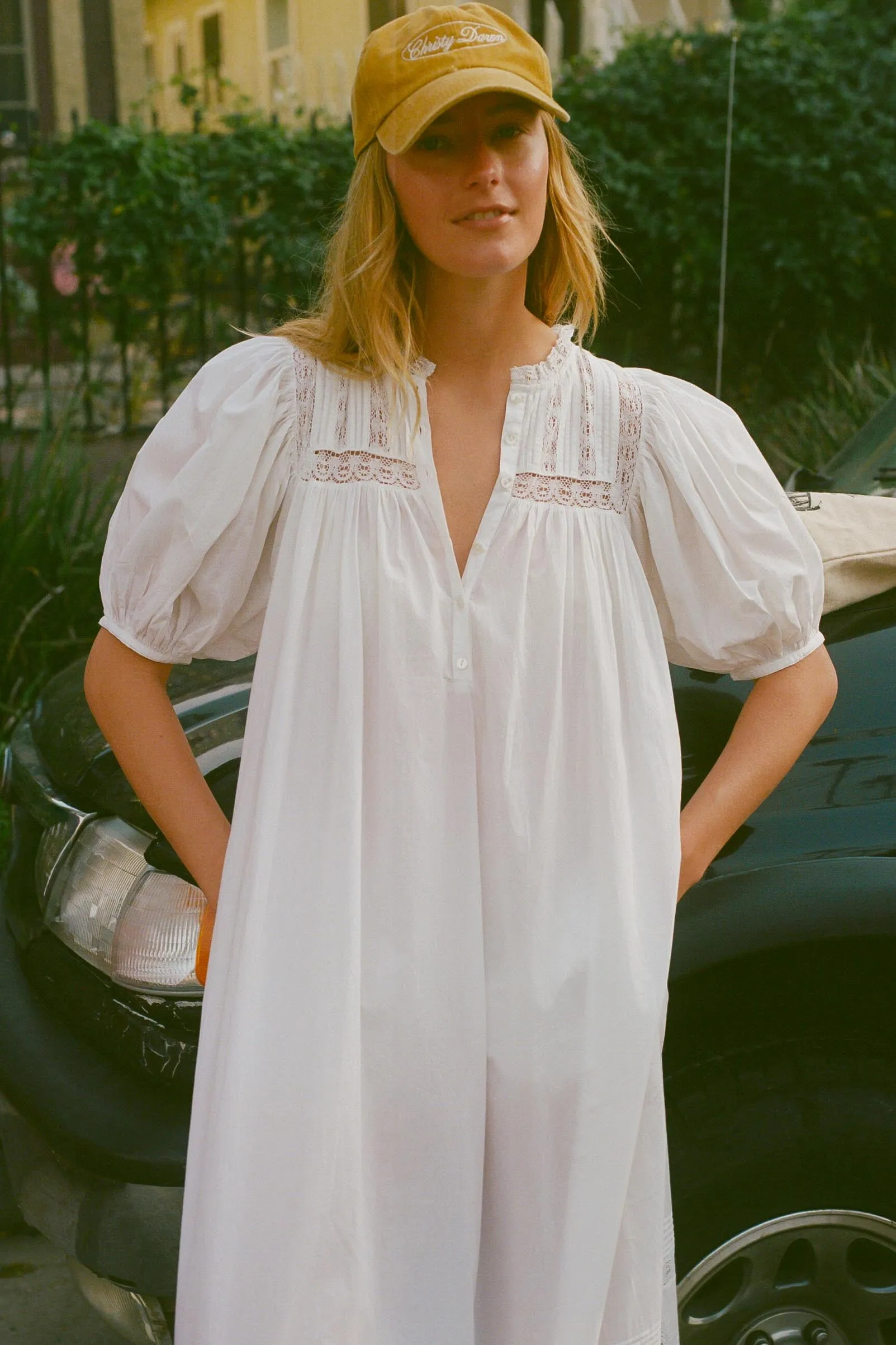The Simoneta Dress | Alabaster sold by Christy Dawn