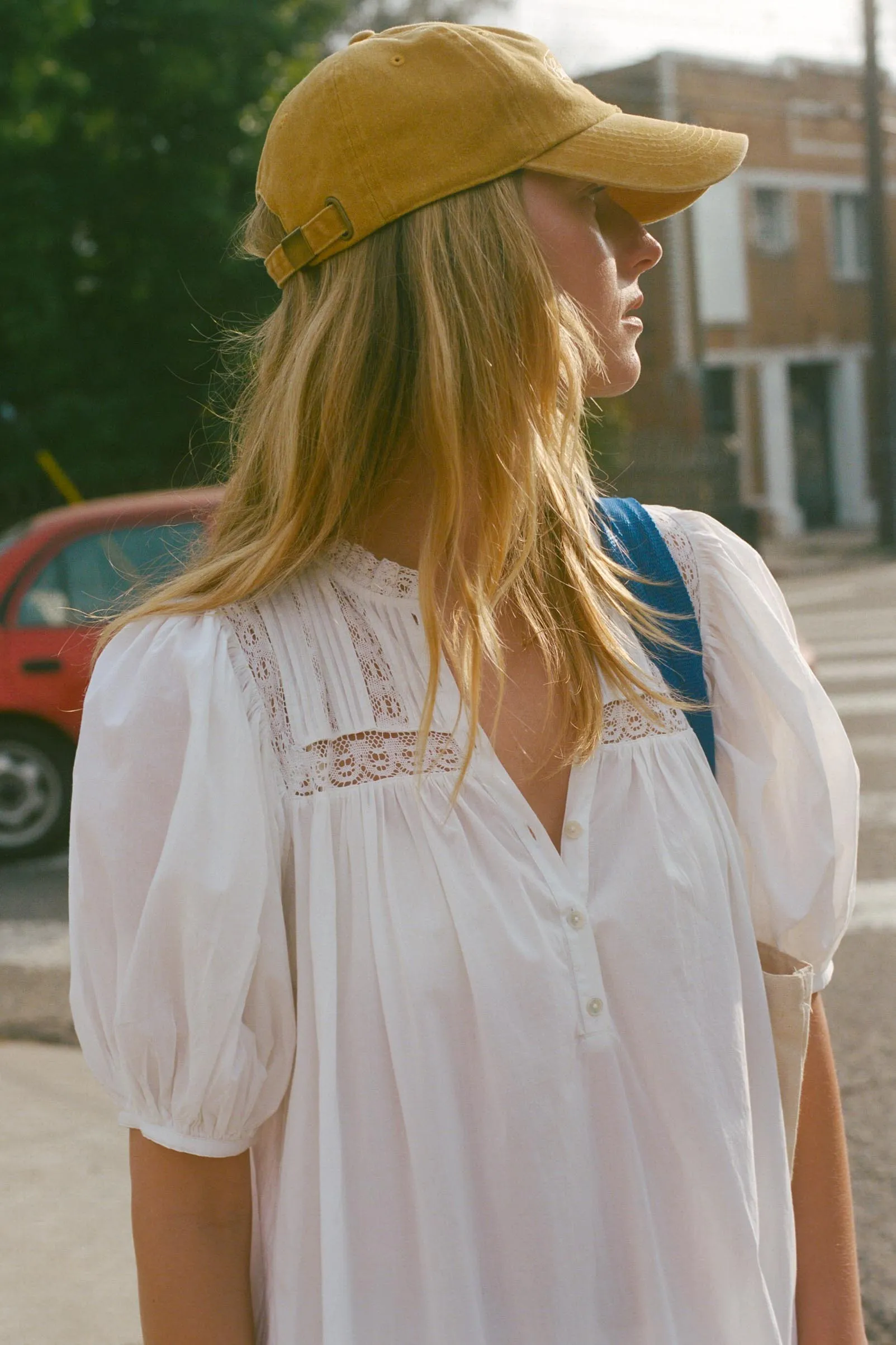 The Simoneta Dress | Alabaster sold by Christy Dawn product image thumbnail 3