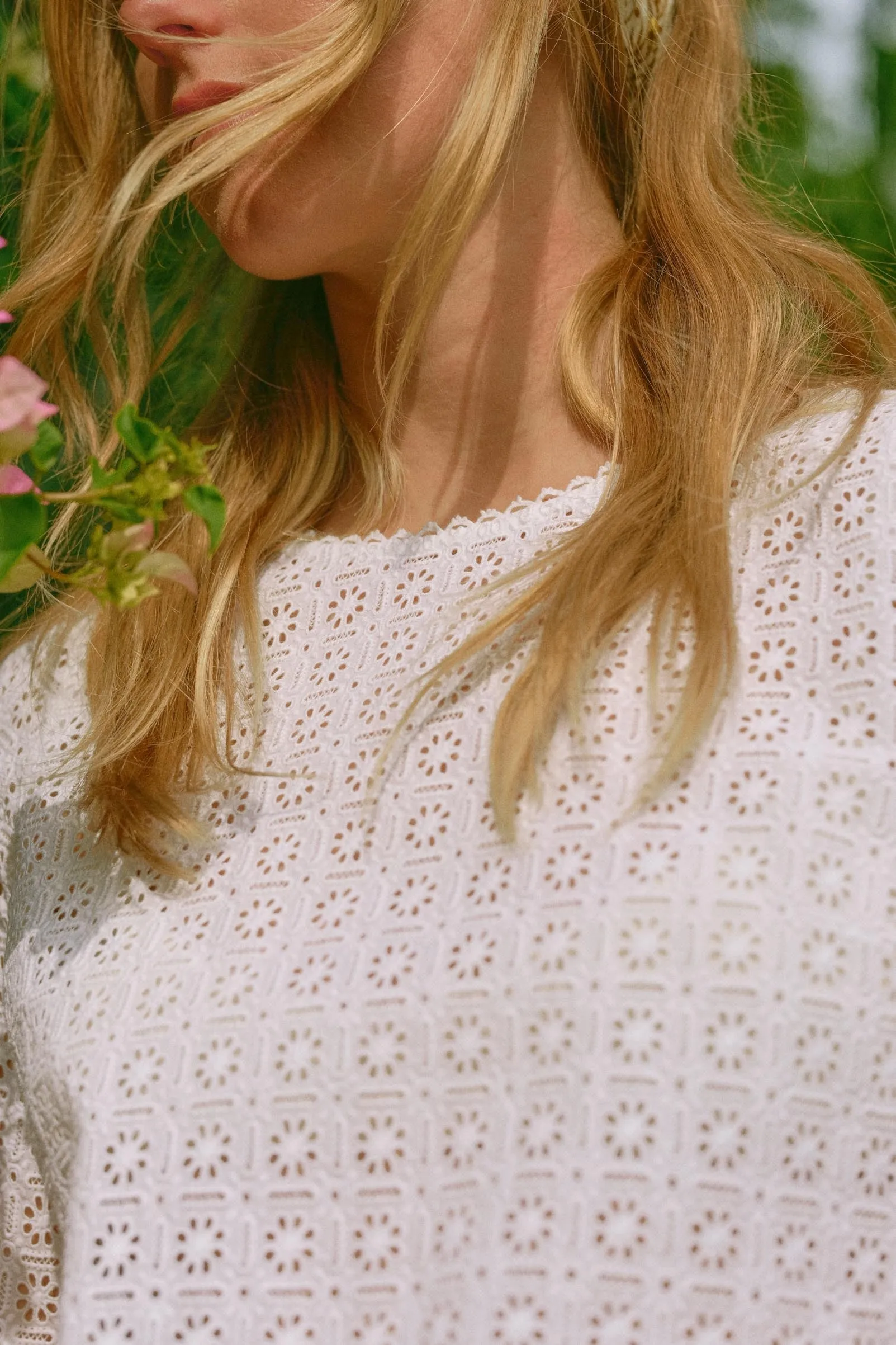 The Felipa Tunic | Alabaster sold by Christy Dawn product image thumbnail 2