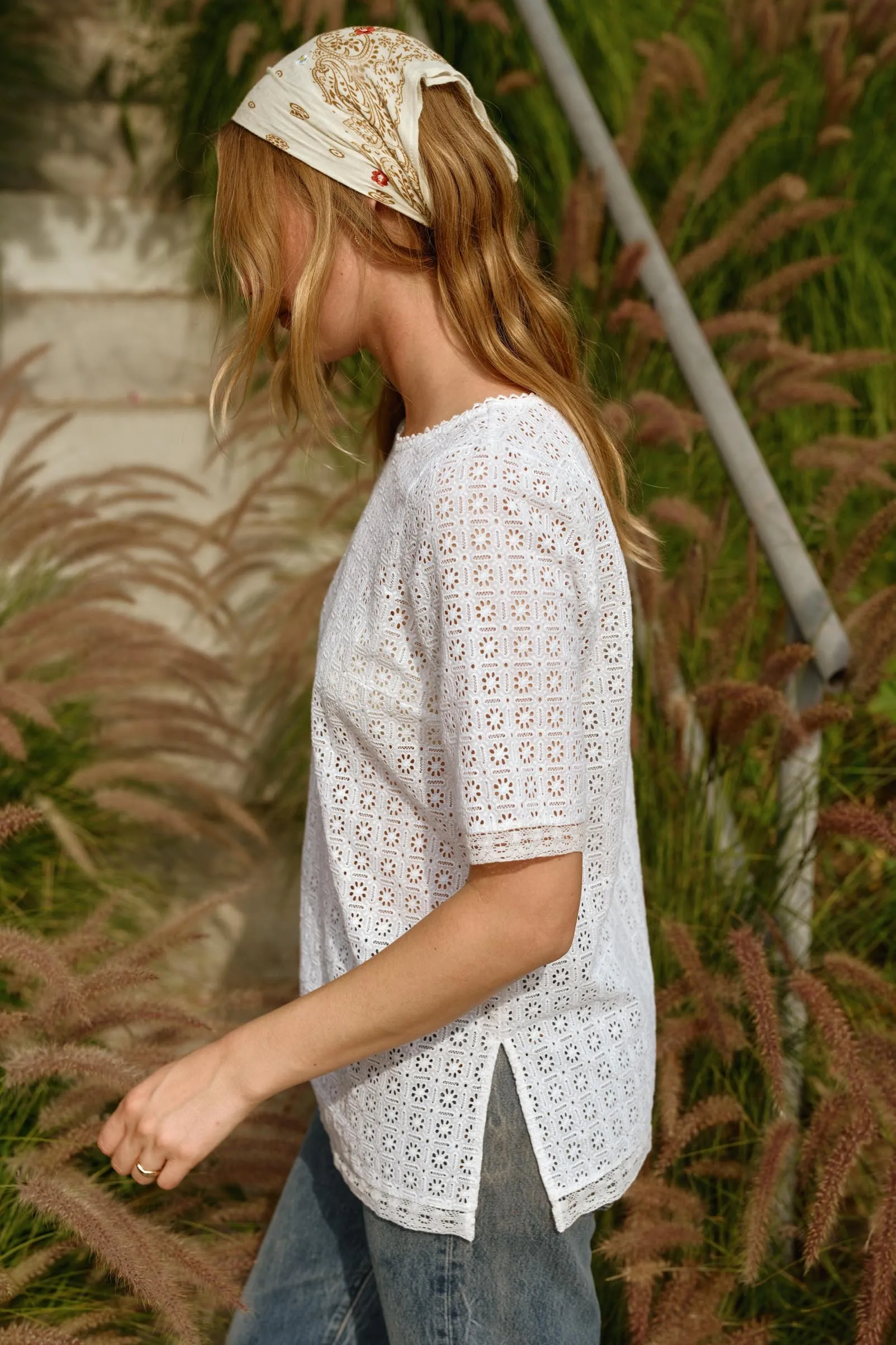 The Felipa Tunic | Alabaster sold by Christy Dawn product image thumbnail 4