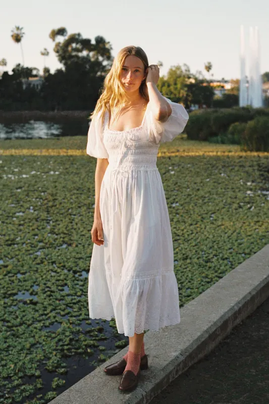 The Ricarda Dress | Alabaster sold by Christy Dawn