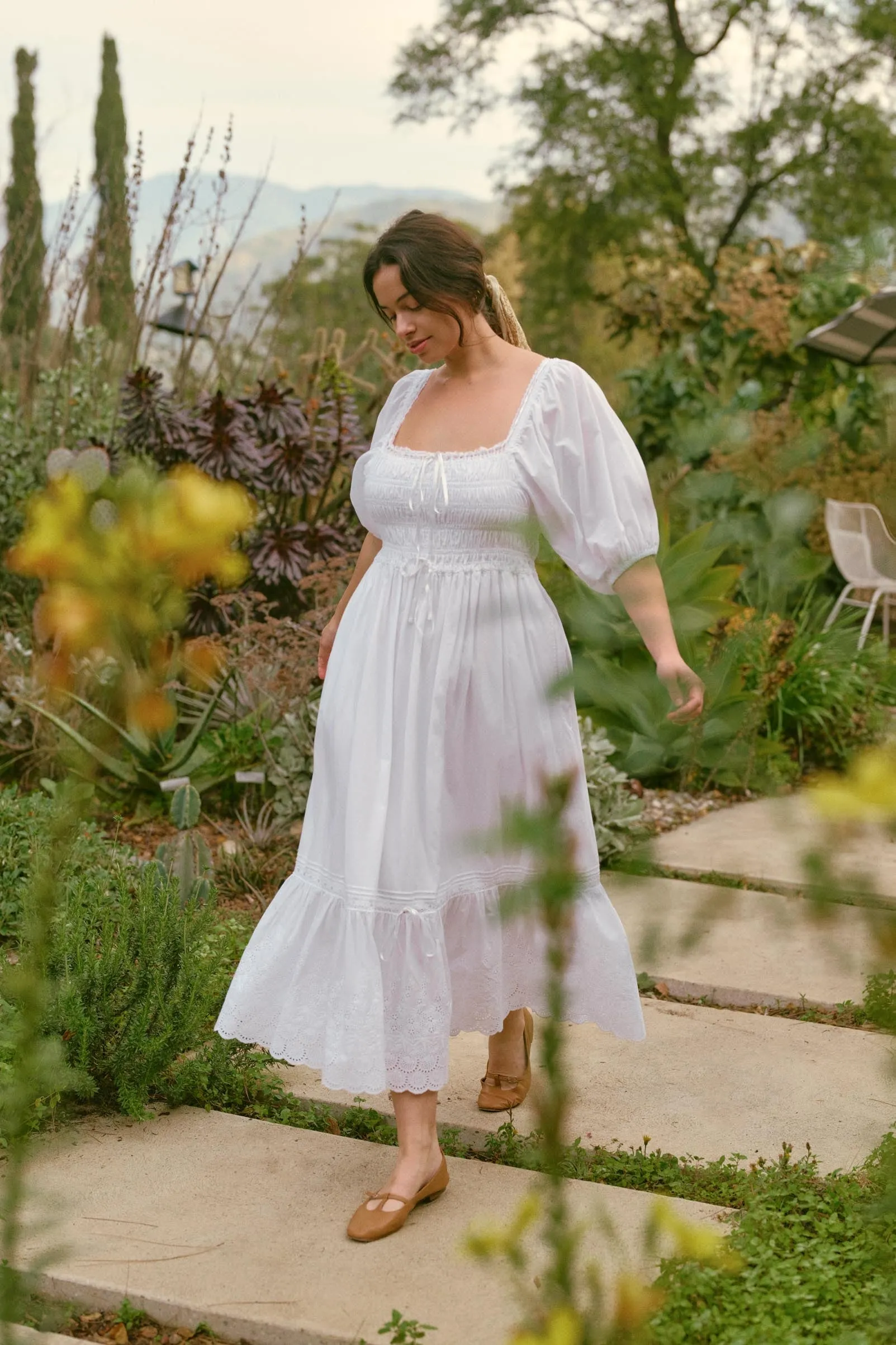 The Ricarda Dress | Alabaster sold by Christy Dawn product image thumbnail 5