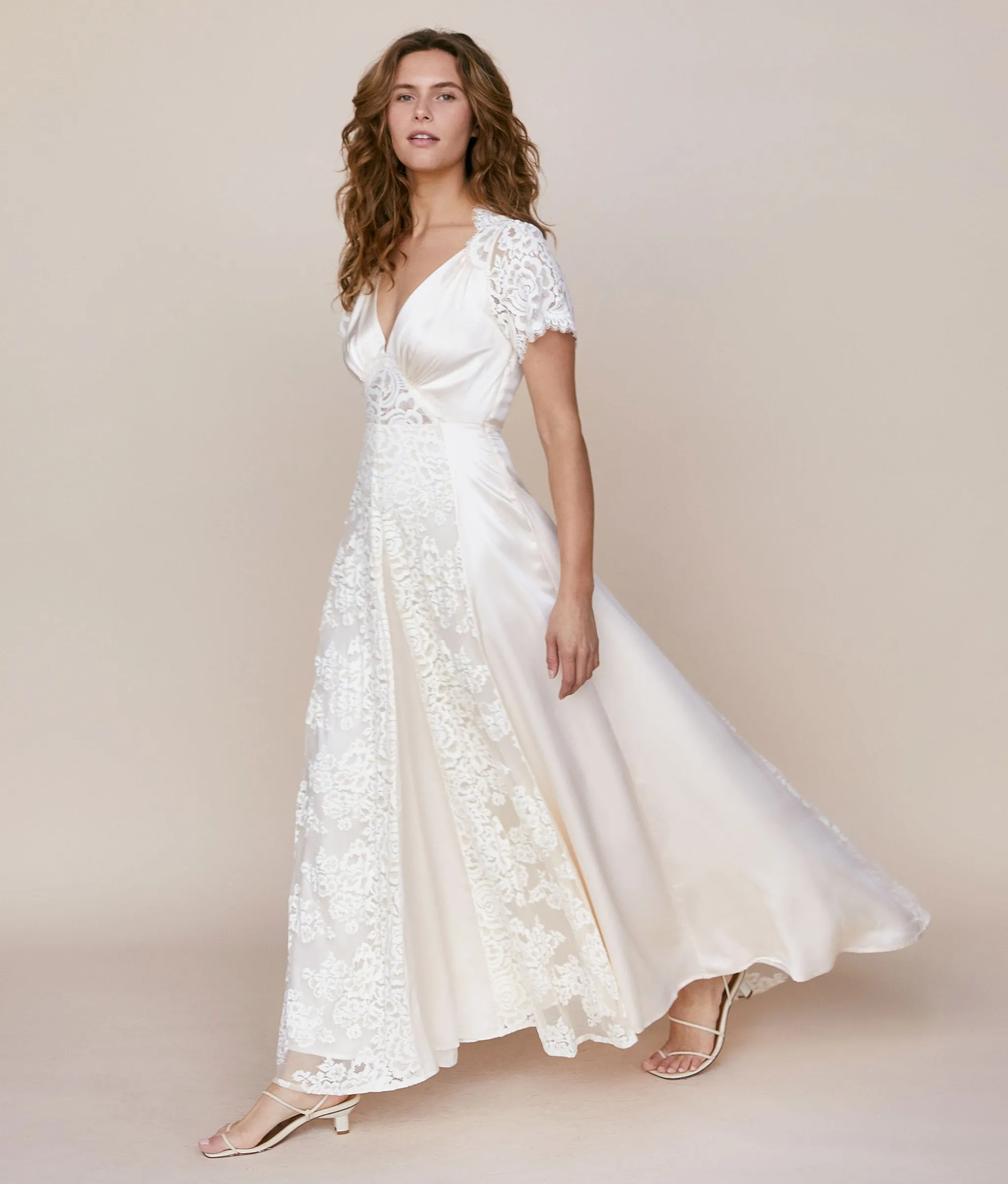 The Fitzgerald Dress | Pearl Silk sold by Christy Dawn product image thumbnail 3