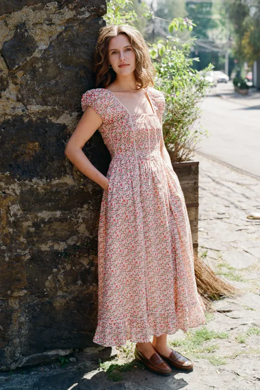 The Erin Dress Petites | Spring Mushroom Medley made by Christy Dawn