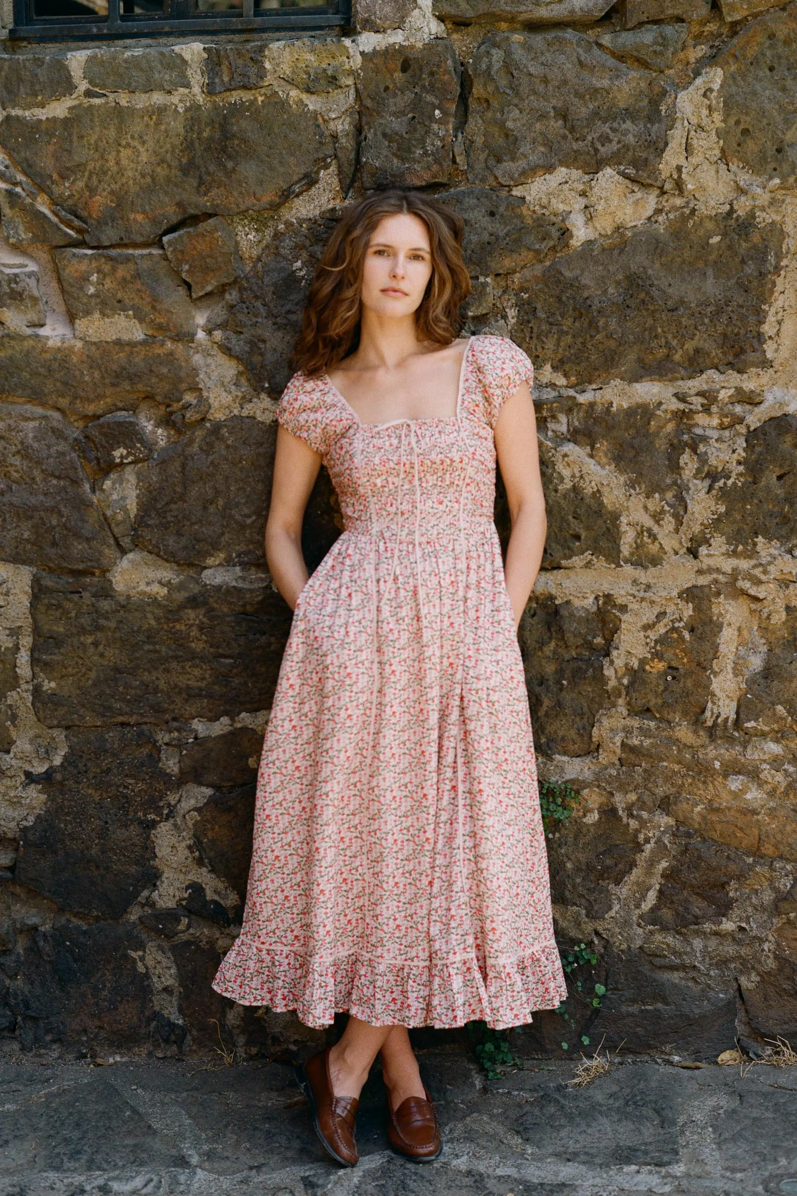 The Erin Dress Petites | Spring Mushroom Medley sold by Christy Dawn product image thumbnail 4