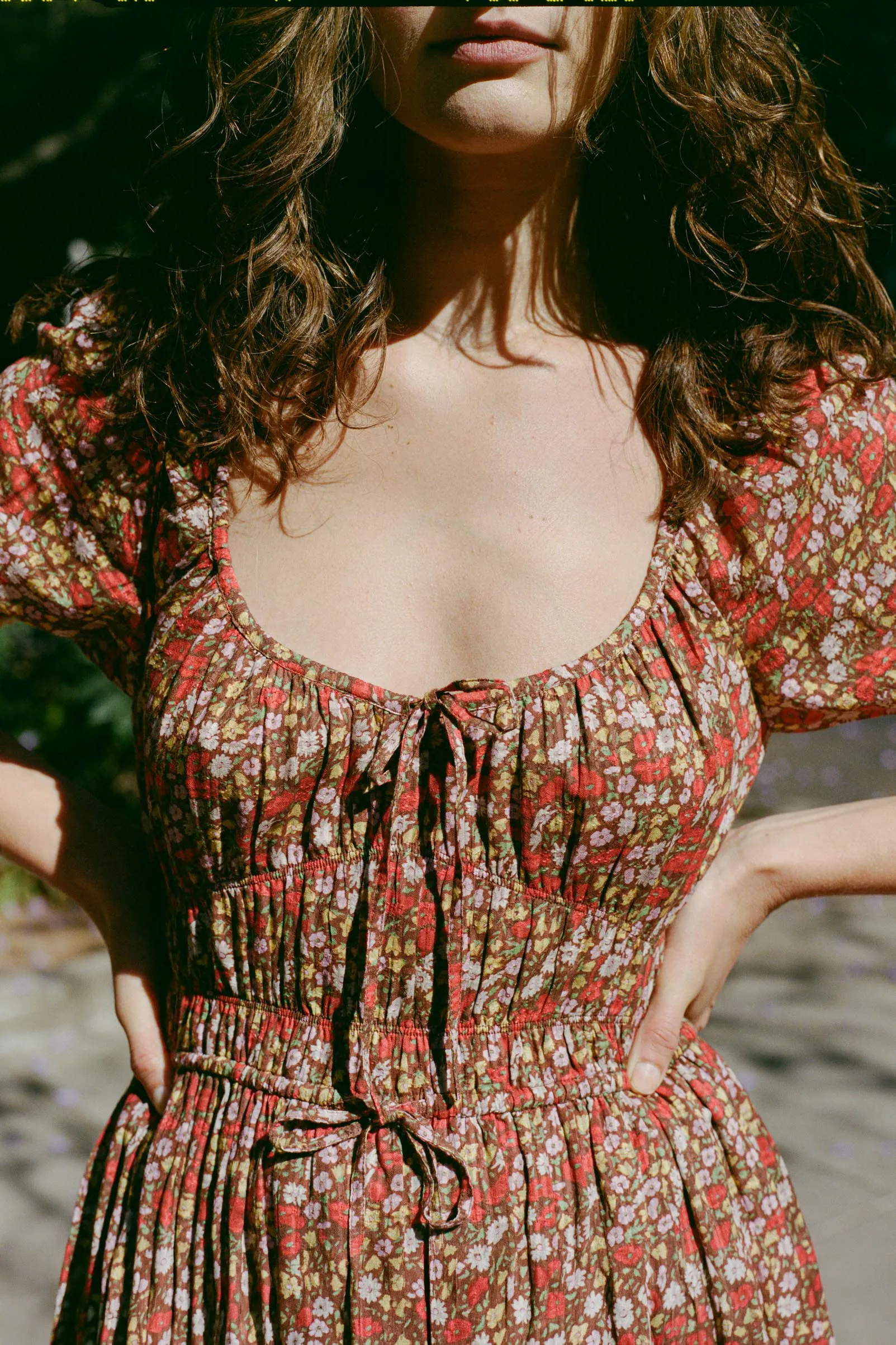 The Brynne Dress Petites | Carmine Flanders Poppy sold by Christy Dawn product image thumbnail 3