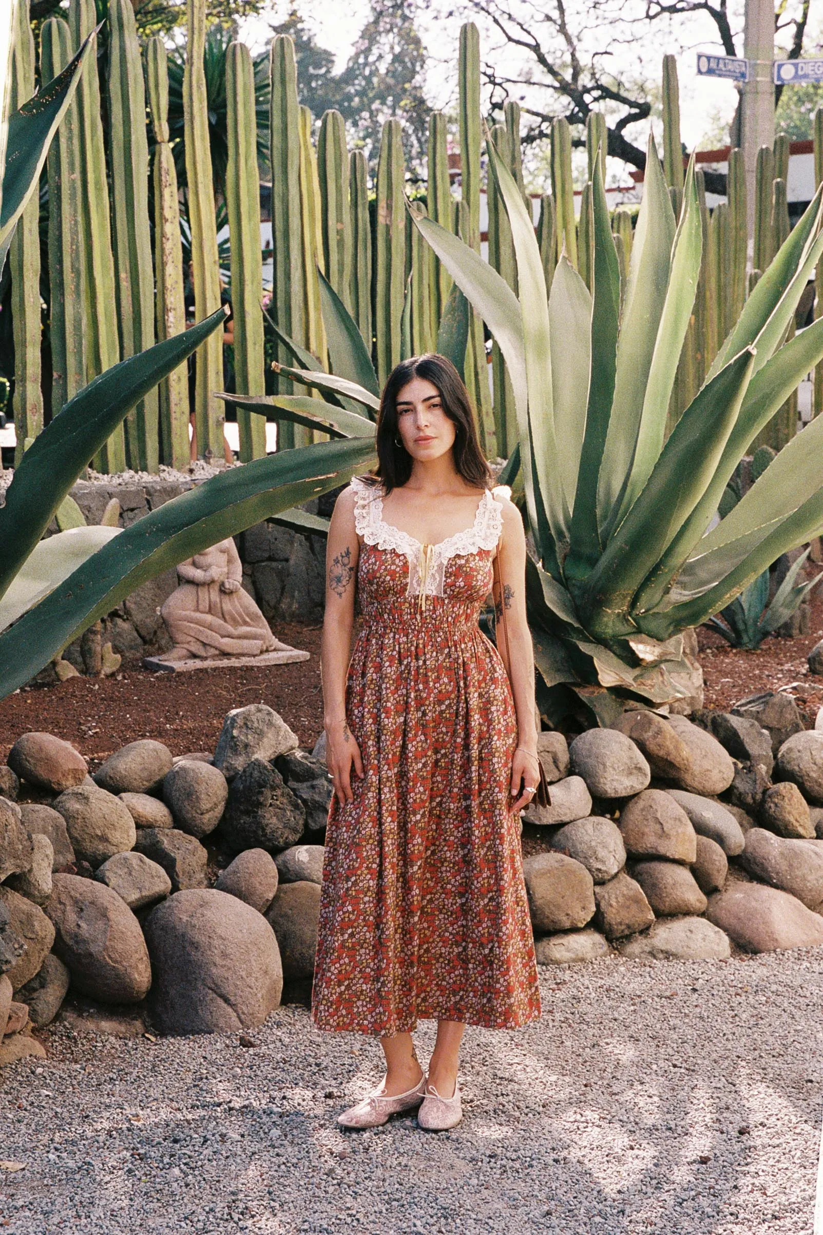 The Lysandra Dress | Carmine Flanders Poppy sold by Christy Dawn product image thumbnail 2