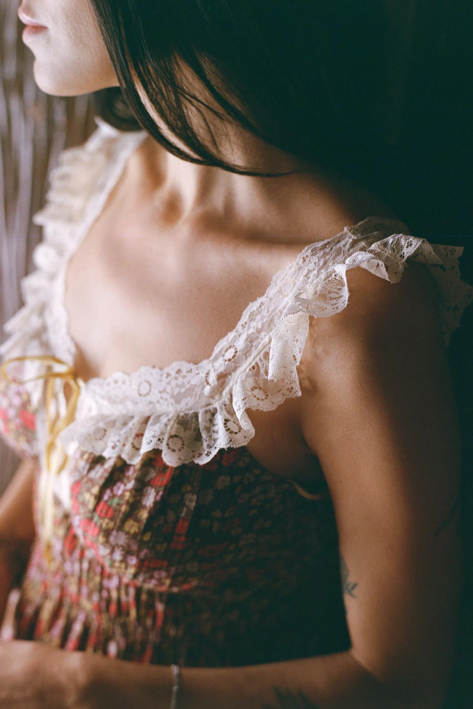 The Lysandra Dress | Carmine Flanders Poppy sold by Christy Dawn product image thumbnail 3