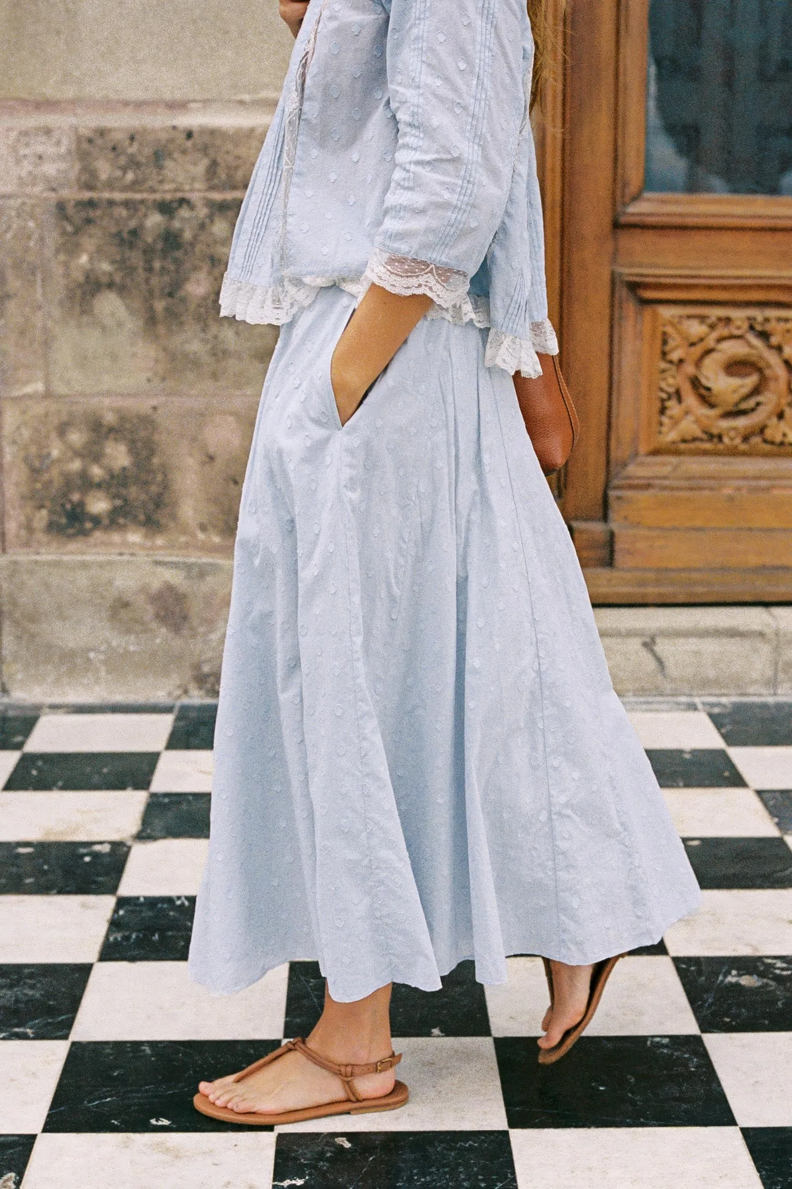 The Pippa Skirt | Mist sold by Christy Dawn product image thumbnail 4
