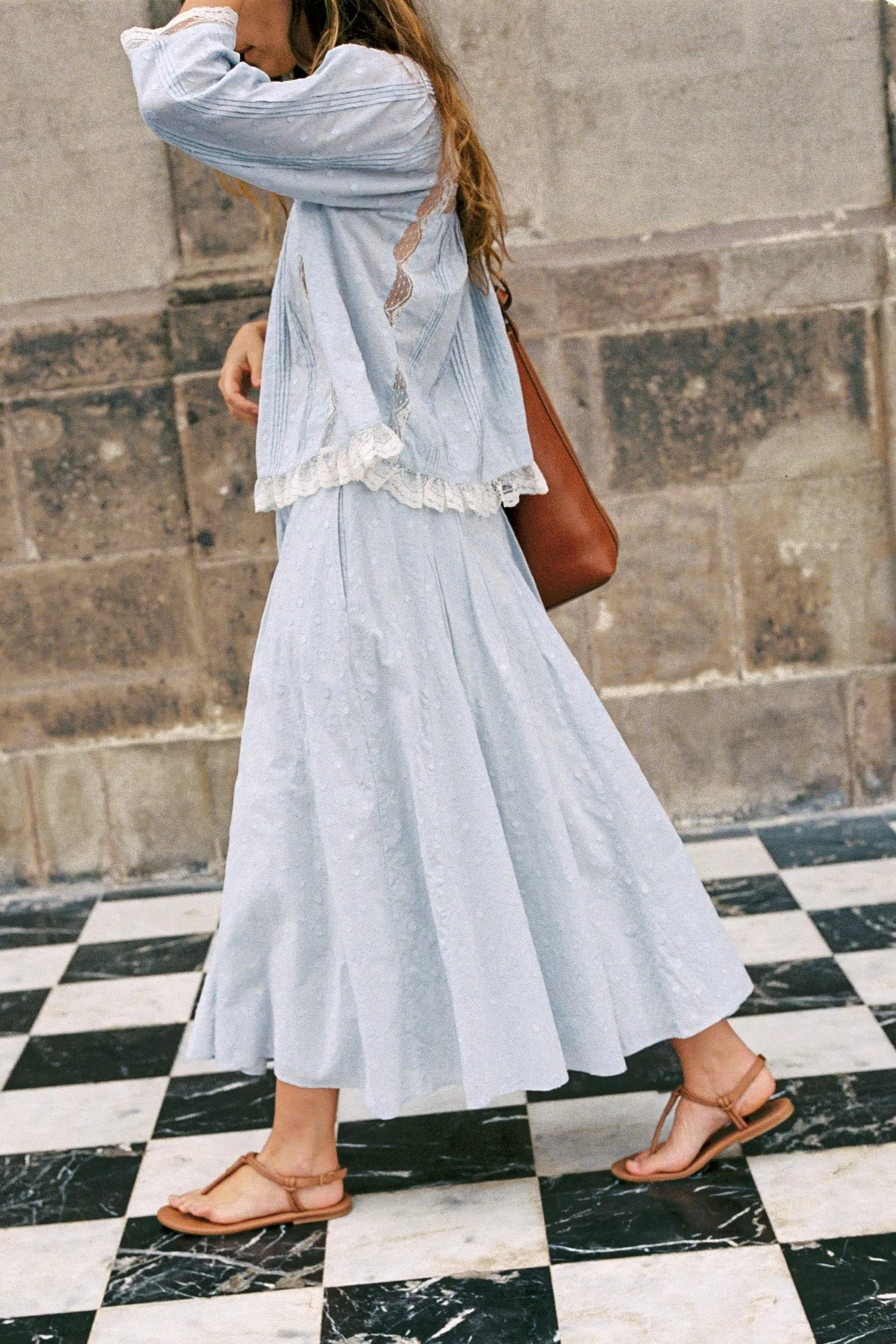 The Pippa Skirt | Mist sold by Christy Dawn product image thumbnail 3