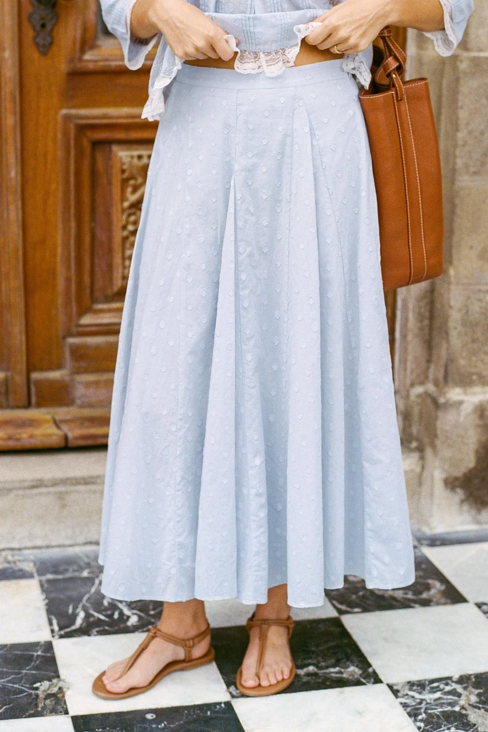 The Pippa Skirt | Mist sold by Christy Dawn