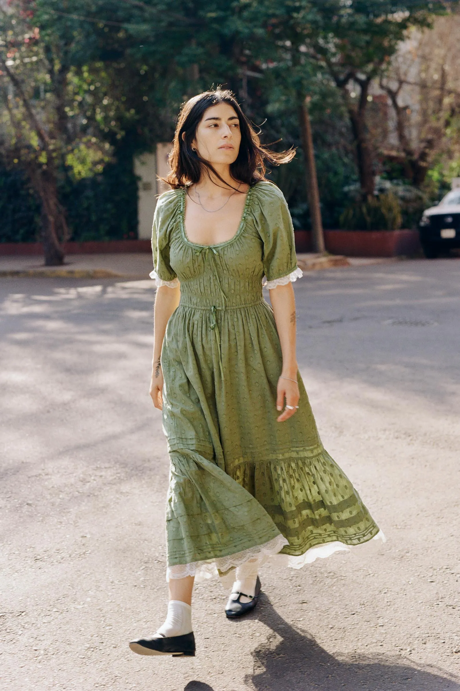 The Brynne Dress | Moss sold by Christy Dawn product image thumbnail 4