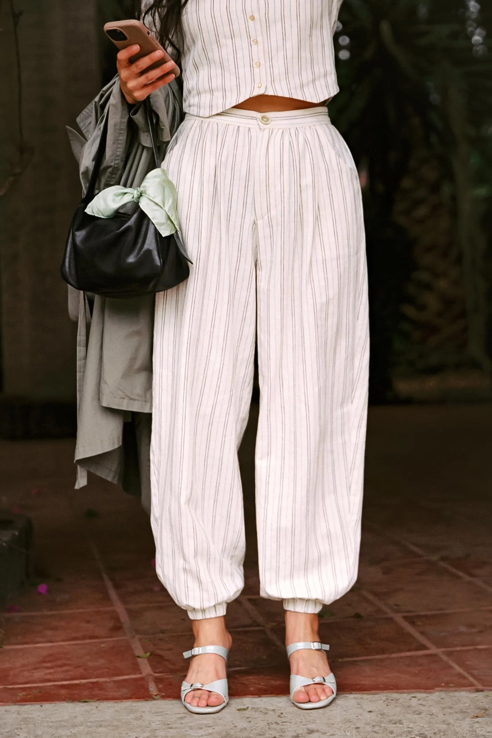 The Martin Pants | Dusk Stripe sold by Christy Dawn