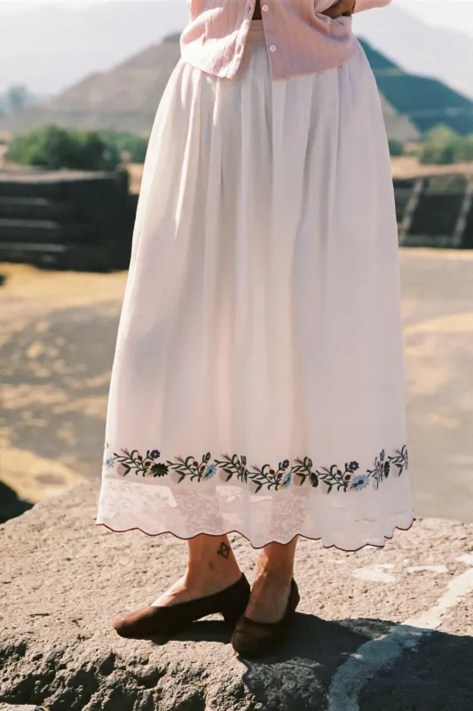 The Xander Skirt | Ecru made by Christy Dawn