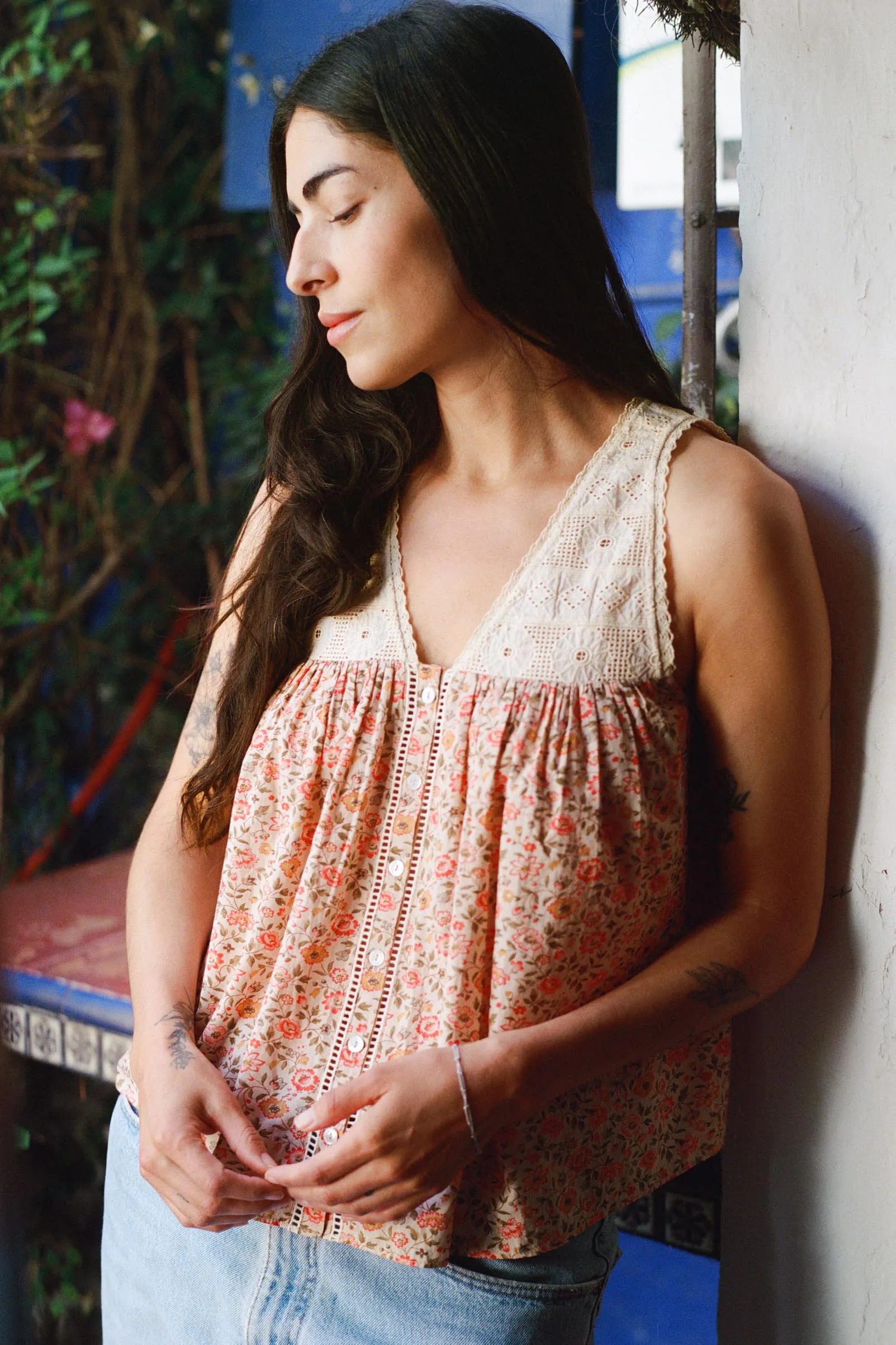 The Lidia Blouse | Wild Bloom sold by Christy Dawn product image thumbnail 2