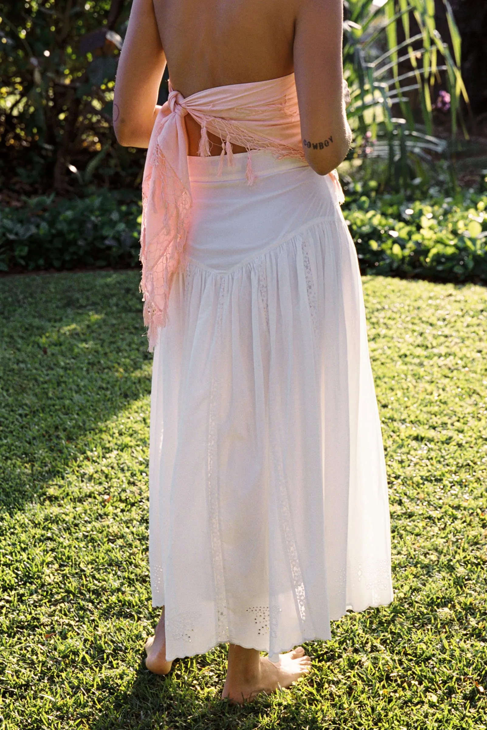 The Edna Skirt | Alabaster sold by Christy Dawn product image thumbnail 3