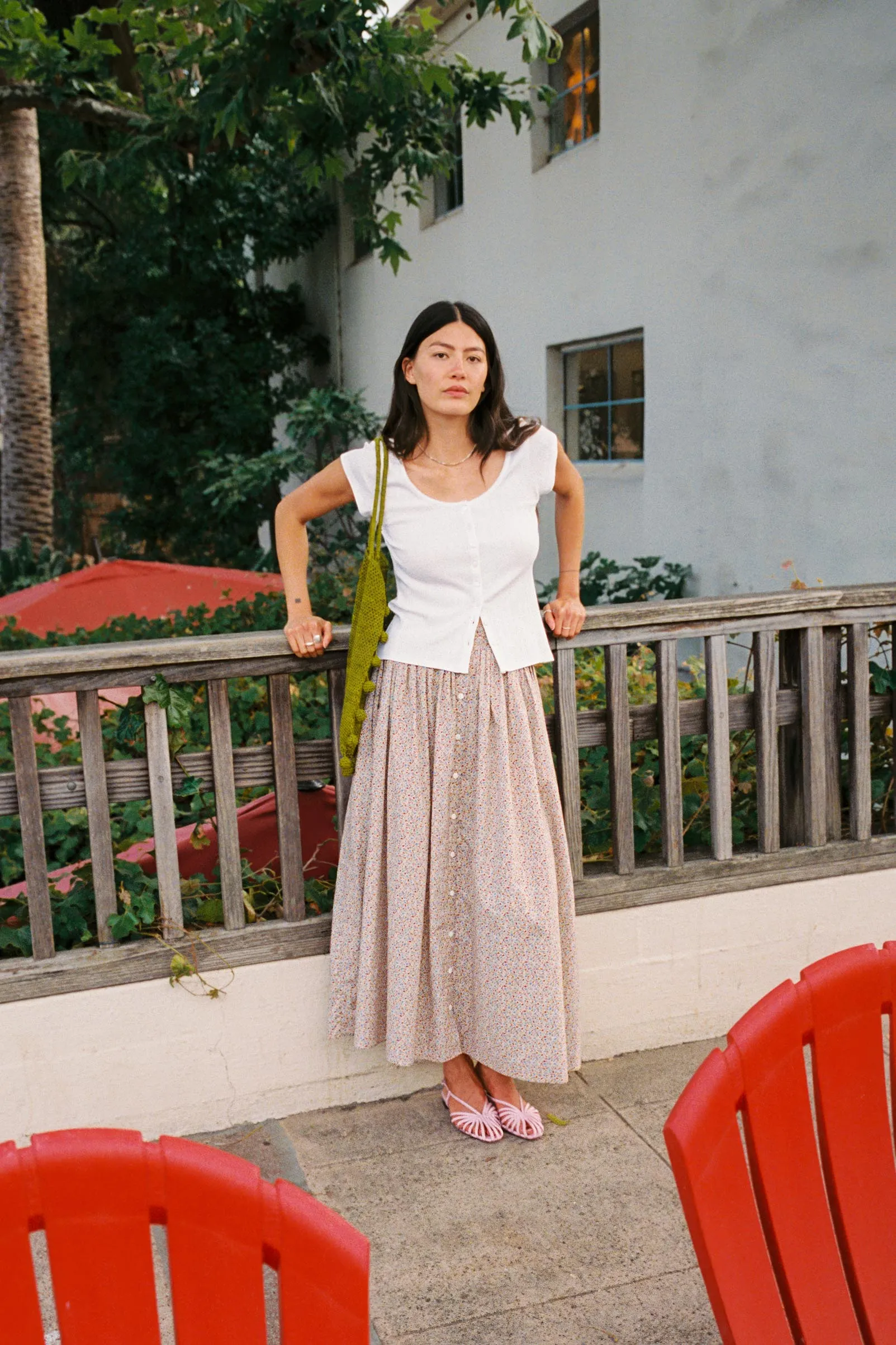 The Tabitha Skirt | Chamomile Rose Cluster sold by Christy Dawn product image thumbnail 4