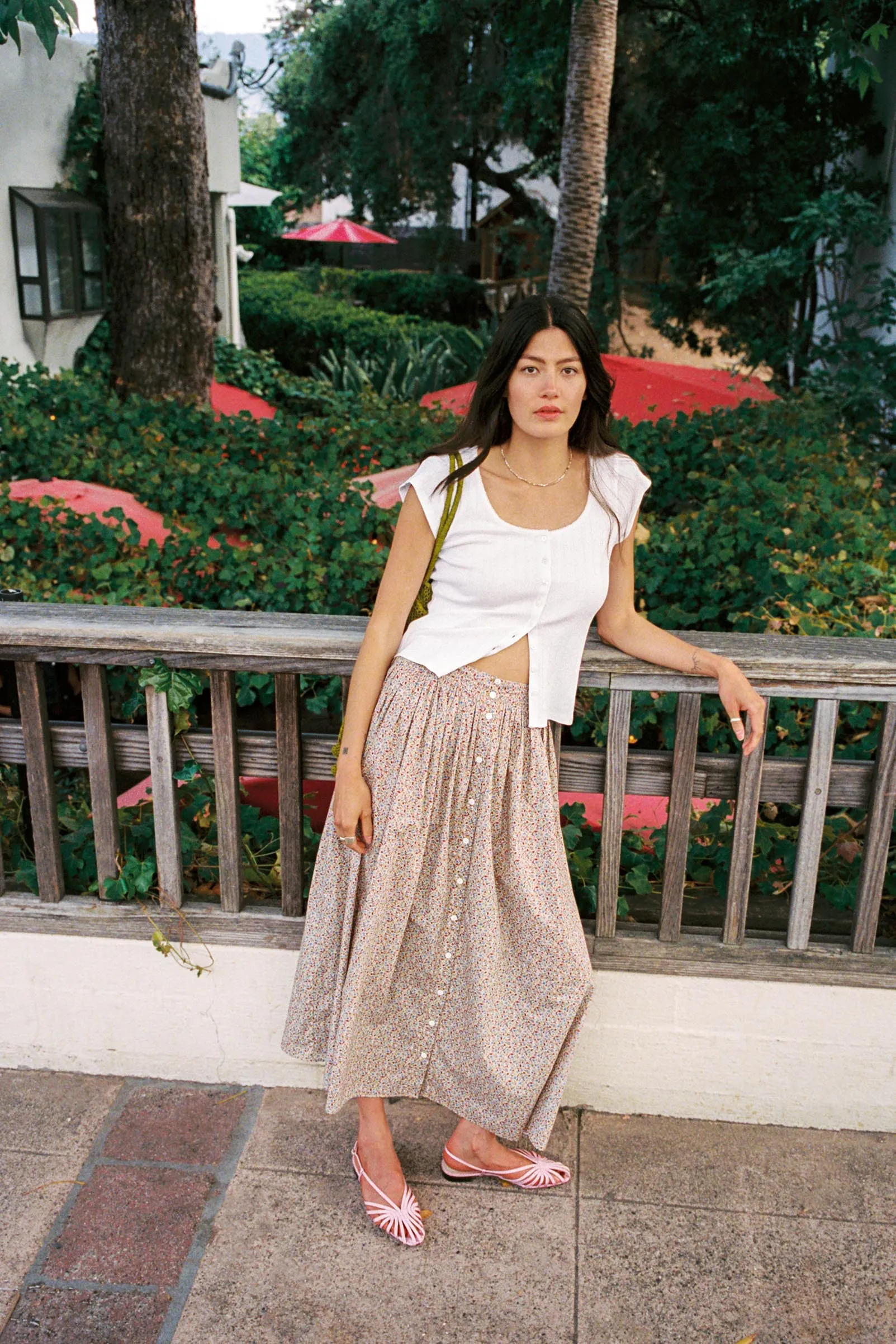 The Tabitha Skirt | Chamomile Rose Cluster sold by Christy Dawn product image thumbnail 2