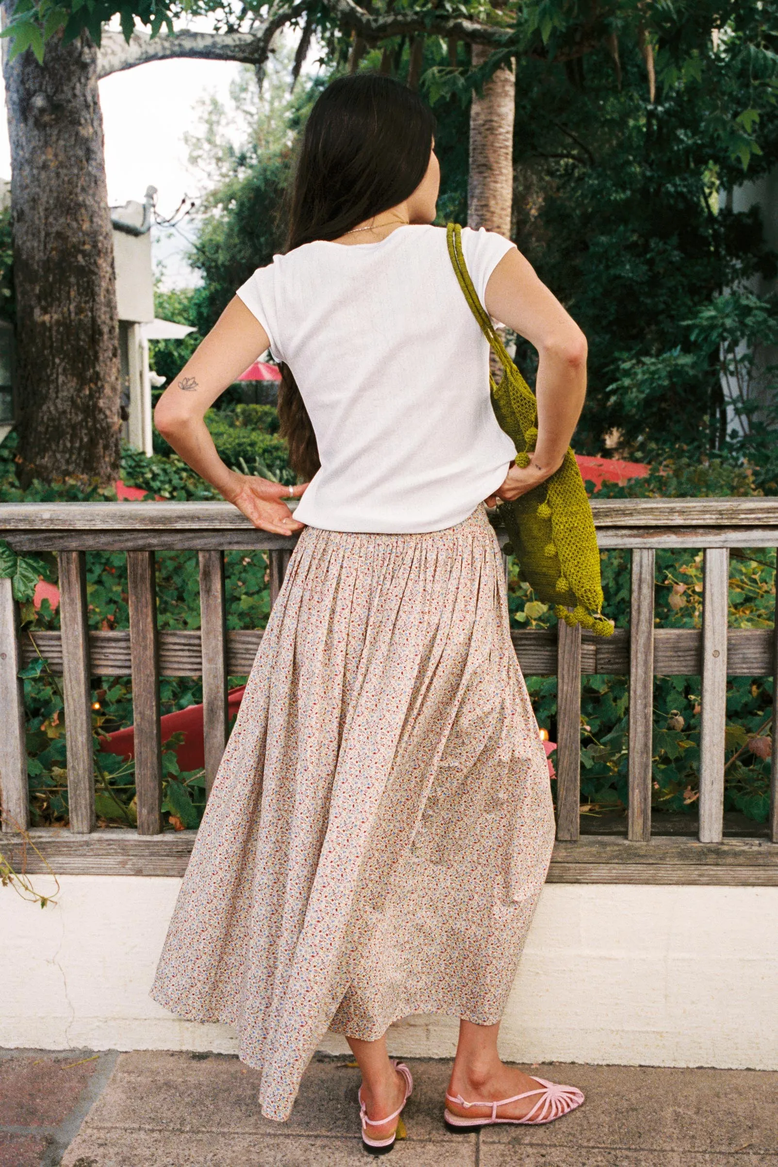 The Tabitha Skirt | Chamomile Rose Cluster sold by Christy Dawn product image thumbnail 5