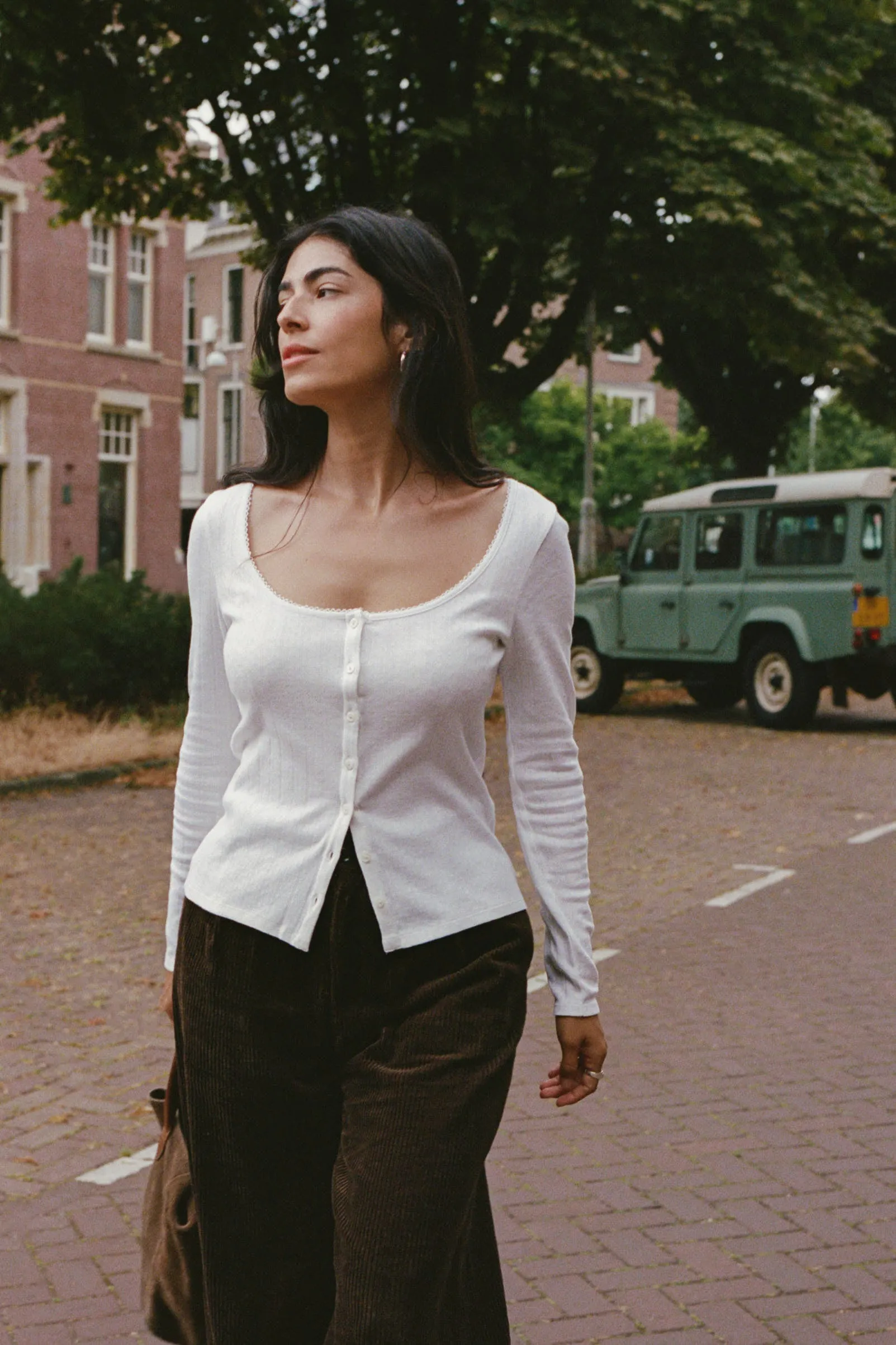 The Eda Top | Ivory sold by Christy Dawn product image thumbnail 3