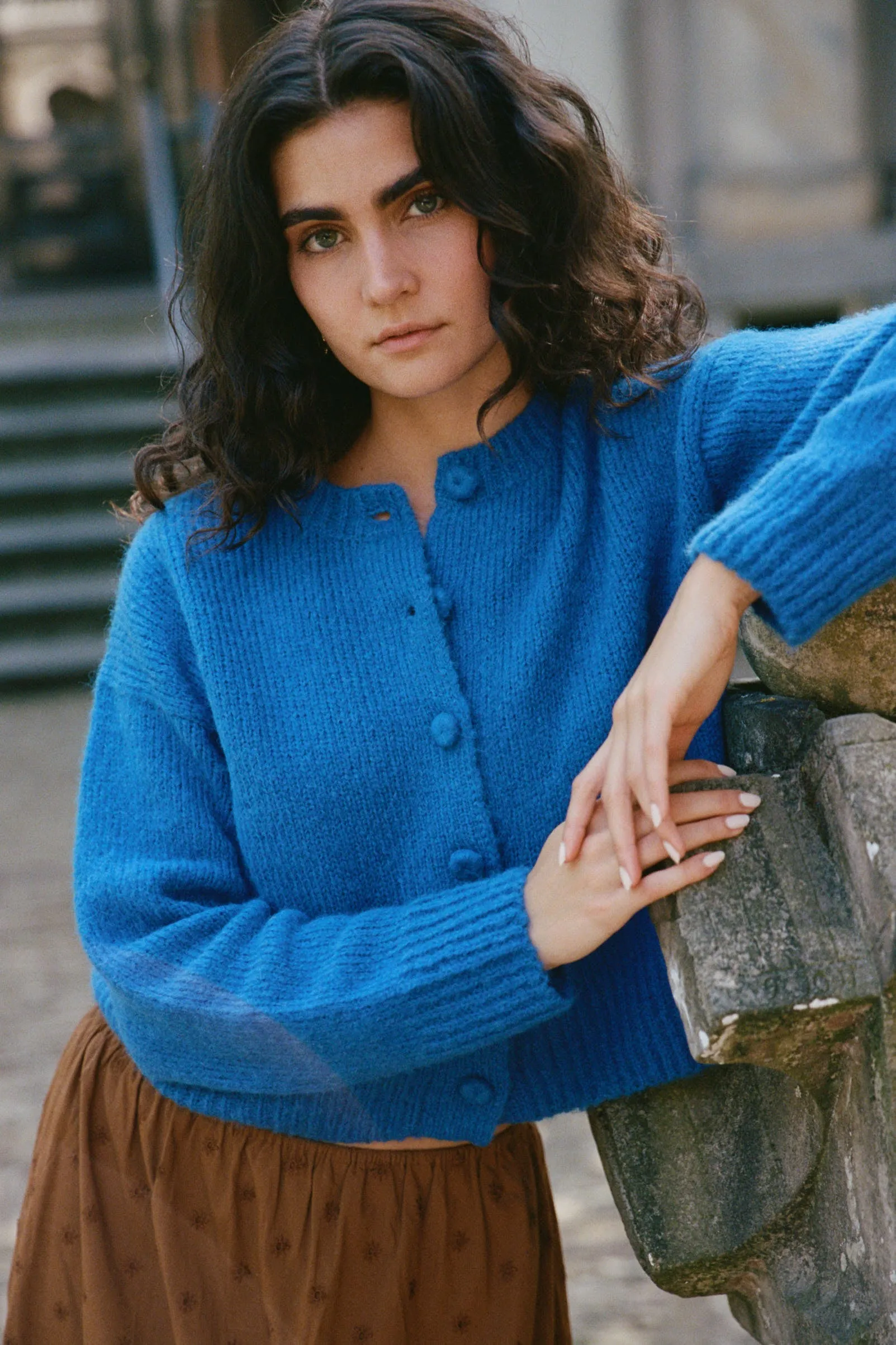 The Forever Cardigan | Lapis sold by Christy Dawn product image thumbnail 4