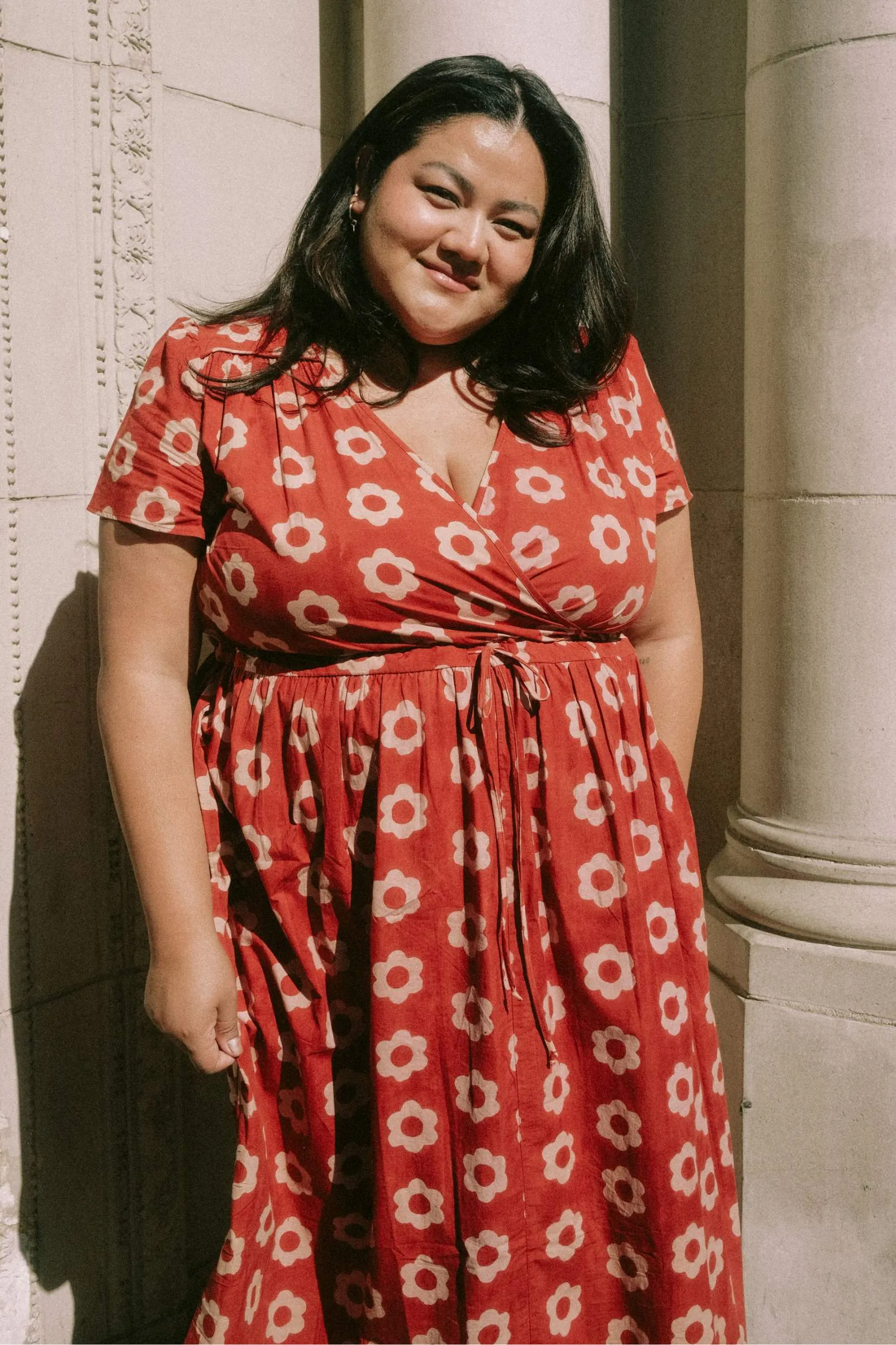 The Dawn Dress Extended | Crimson Daisy sold by Christy Dawn