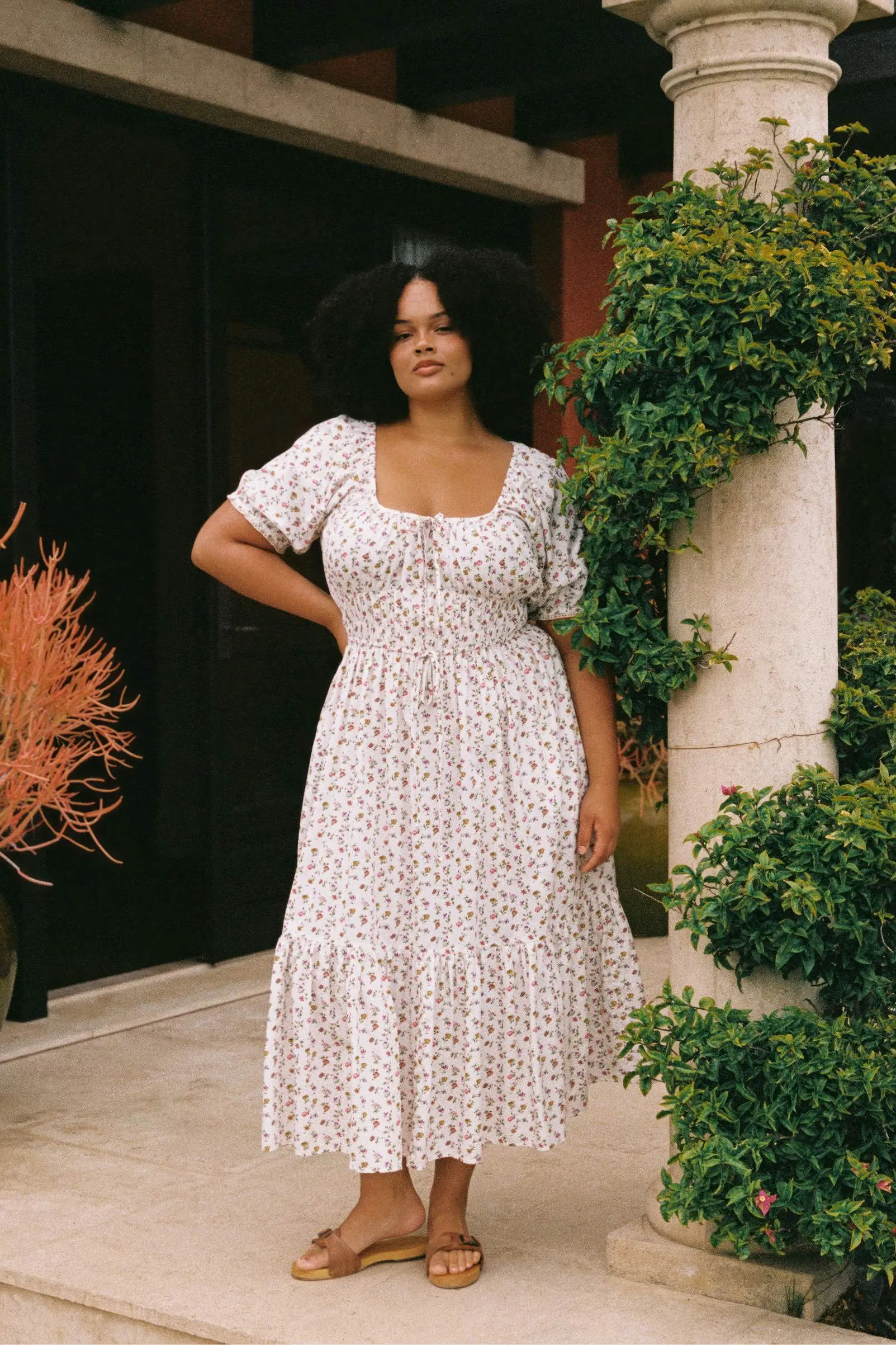 The Brynne Dress Extended | Cream Garden sold by Christy Dawn product image thumbnail 2