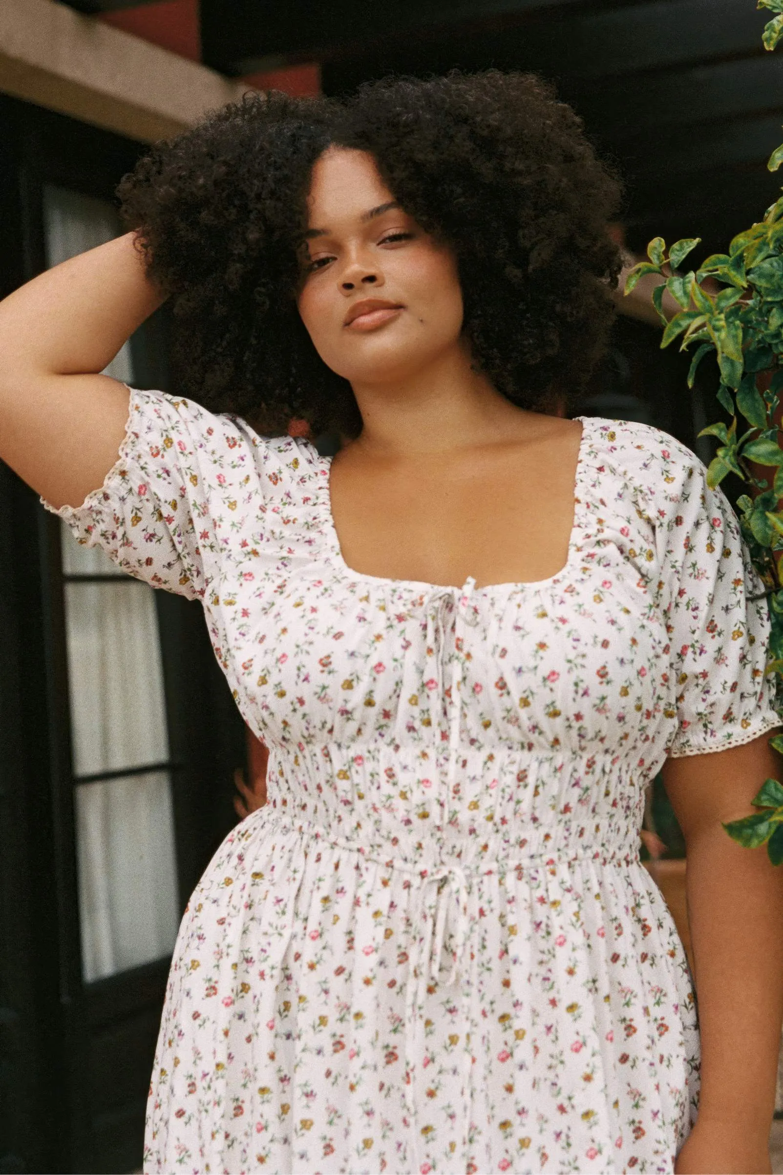 The Brynne Dress Extended | Cream Garden sold by Christy Dawn product image thumbnail 4