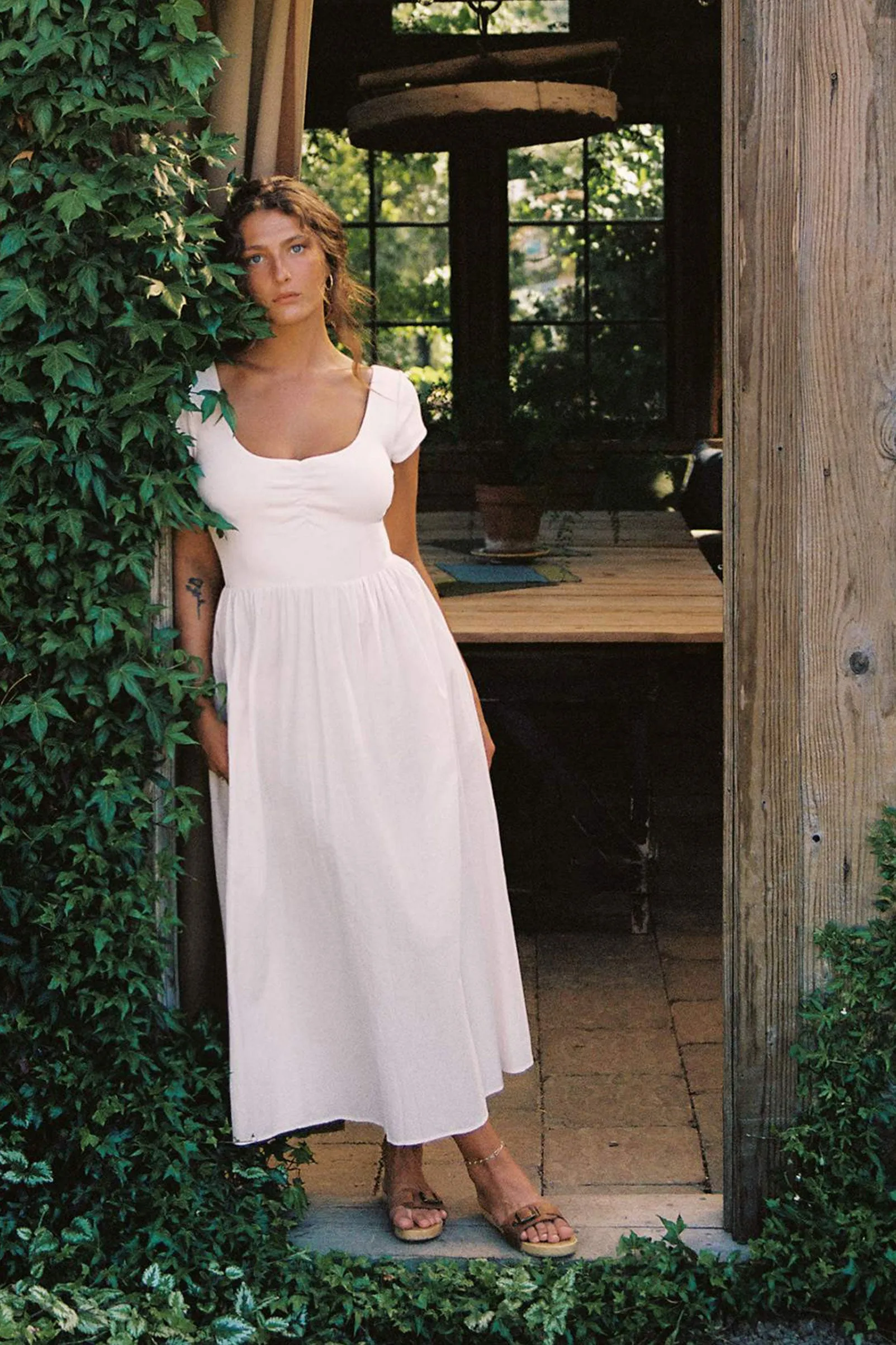 The Monica Dress | Petal Pink sold by Christy Dawn product image thumbnail 5