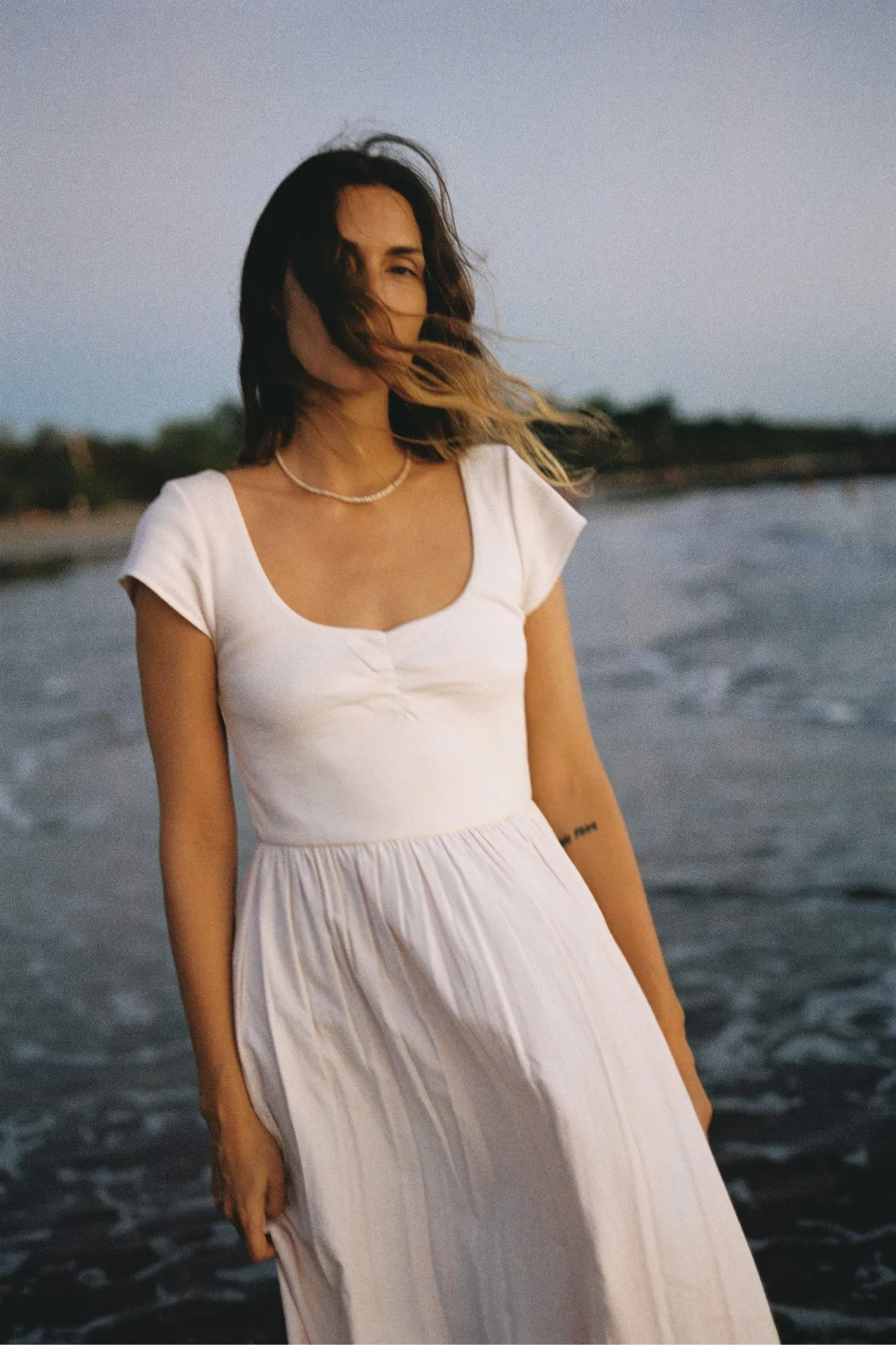 The Monica Dress | Petal Pink sold by Christy Dawn product image thumbnail 2