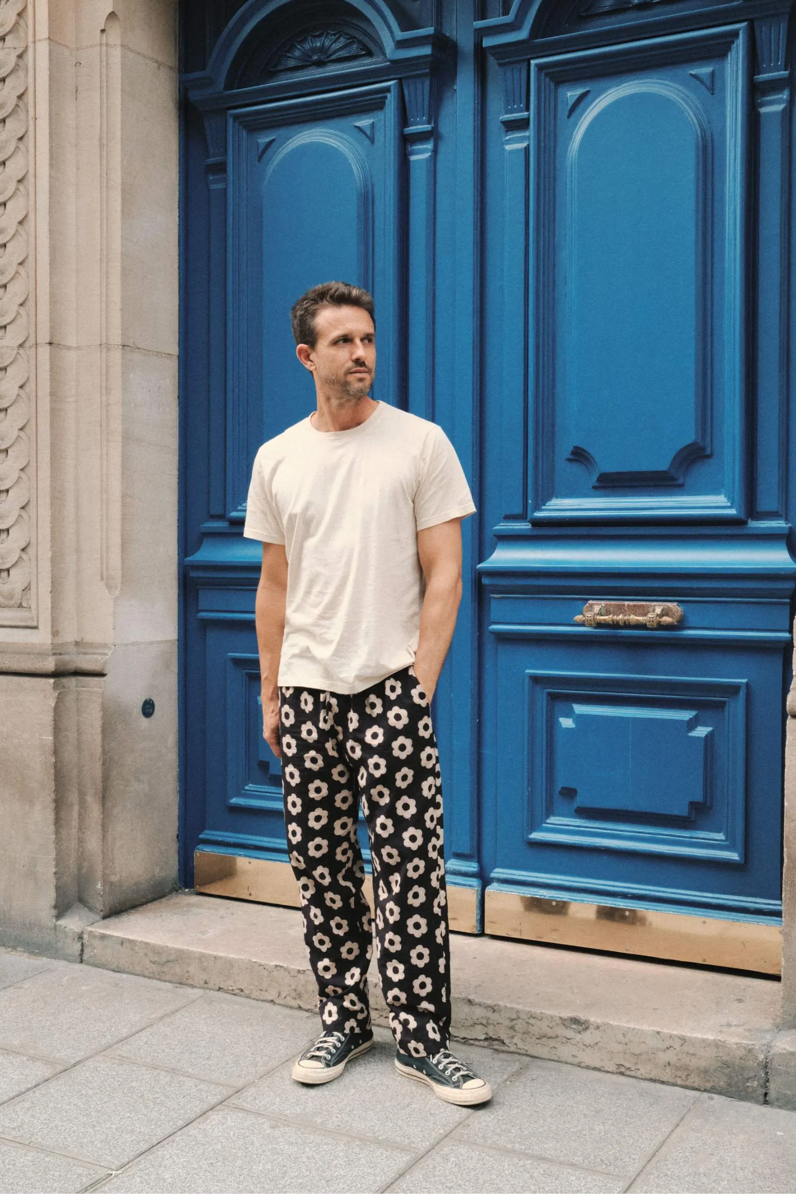 The Nicolas Pant | Noir Daisy sold by Christy Dawn