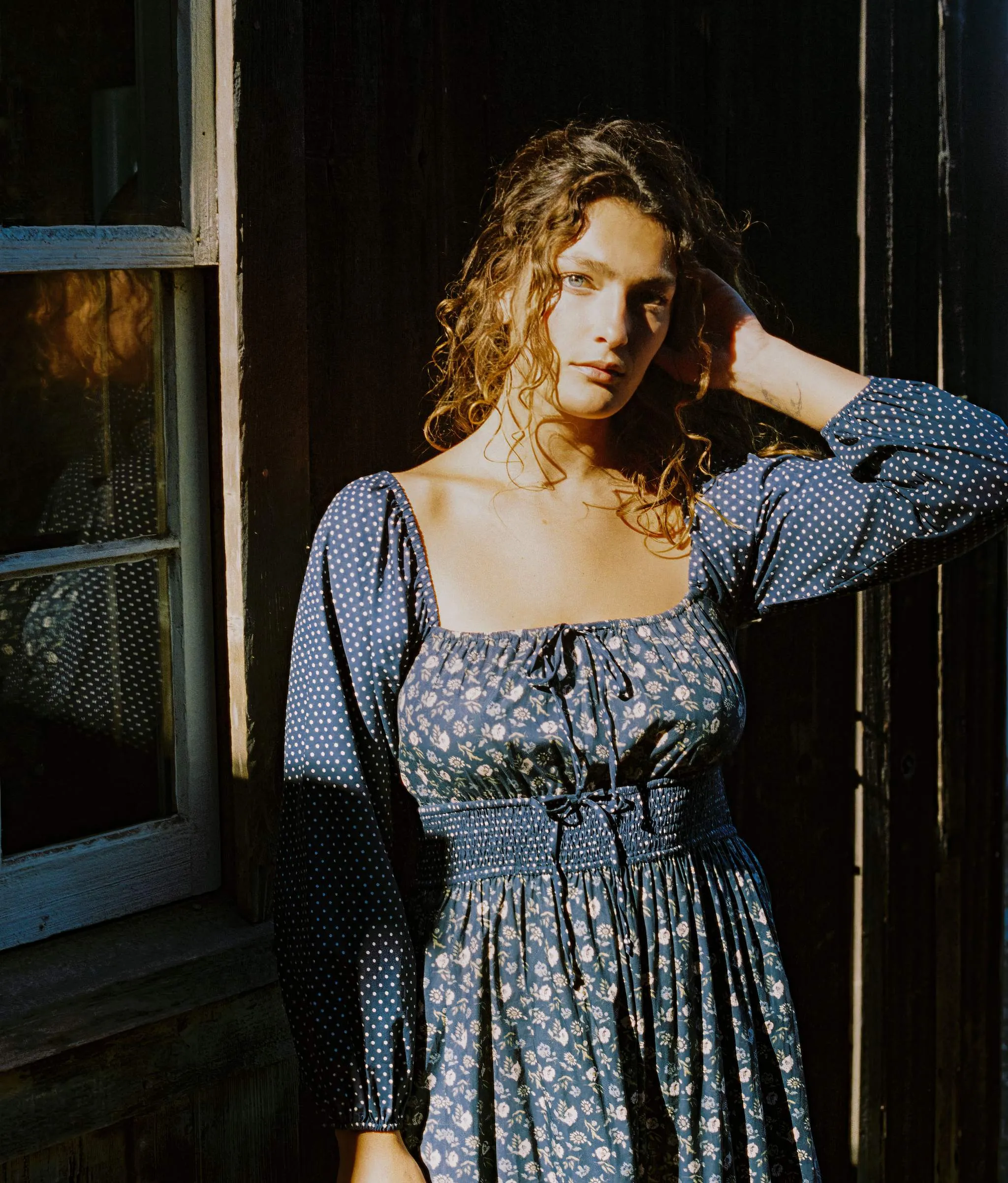 The Jennica Dress | Oat Straw Blue sold by Christy Dawn product image thumbnail 5