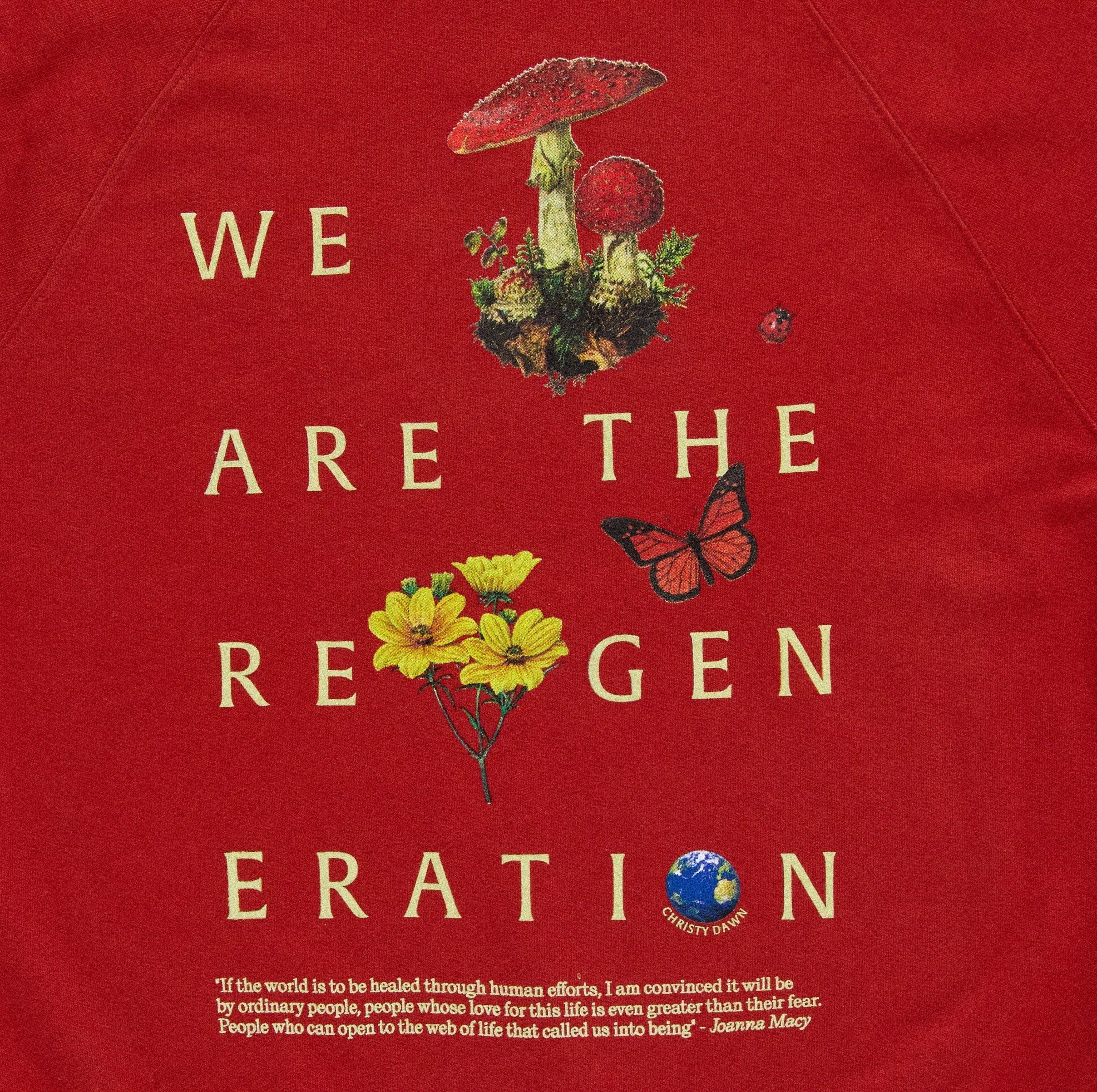 Regeneration Hoodie | Red sold by Christy Dawn product image thumbnail 4