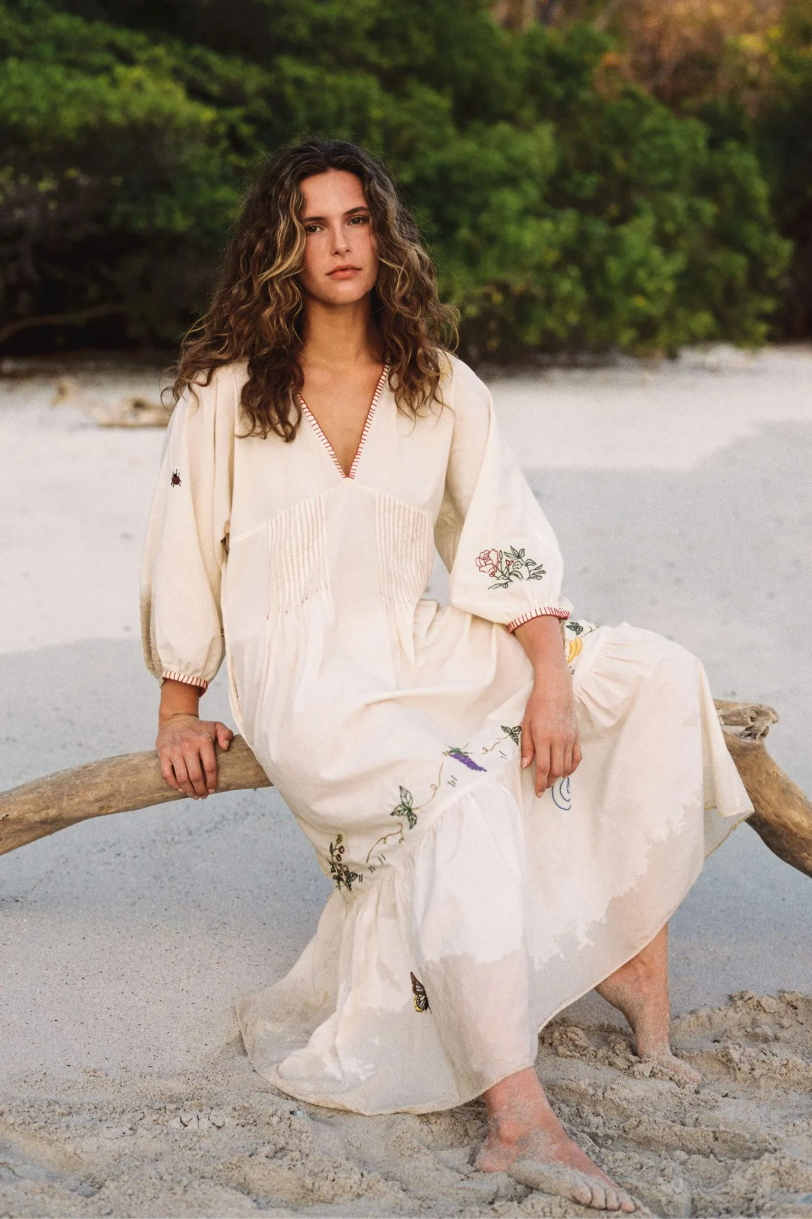 The Antonia Dress | Ecru sold by Christy Dawn product image thumbnail 3