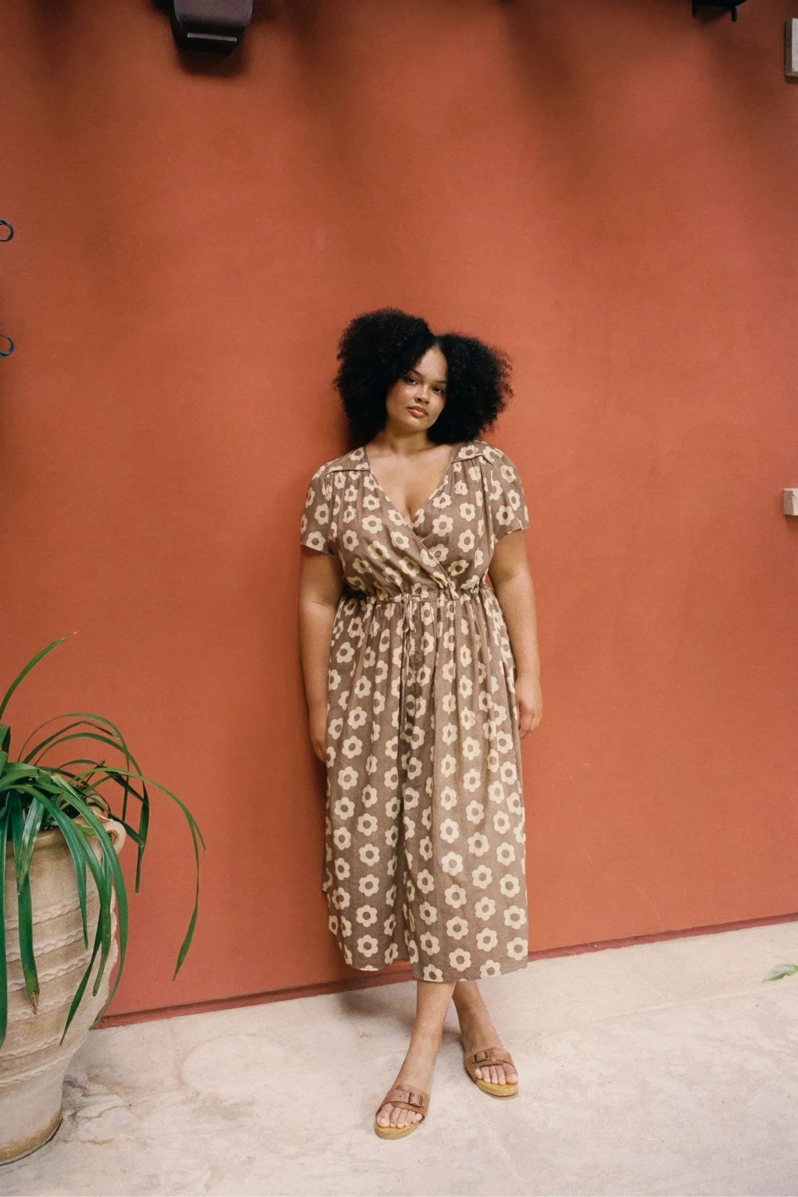 The Dawn Dress Extended | Mocha Daisy sold by Christy Dawn product image thumbnail 4